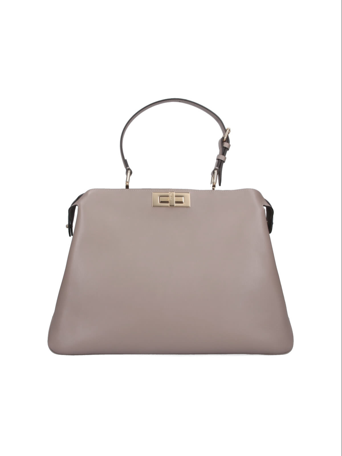 Fendi Peekaboo Soft Large Shoulder Bag In Sand