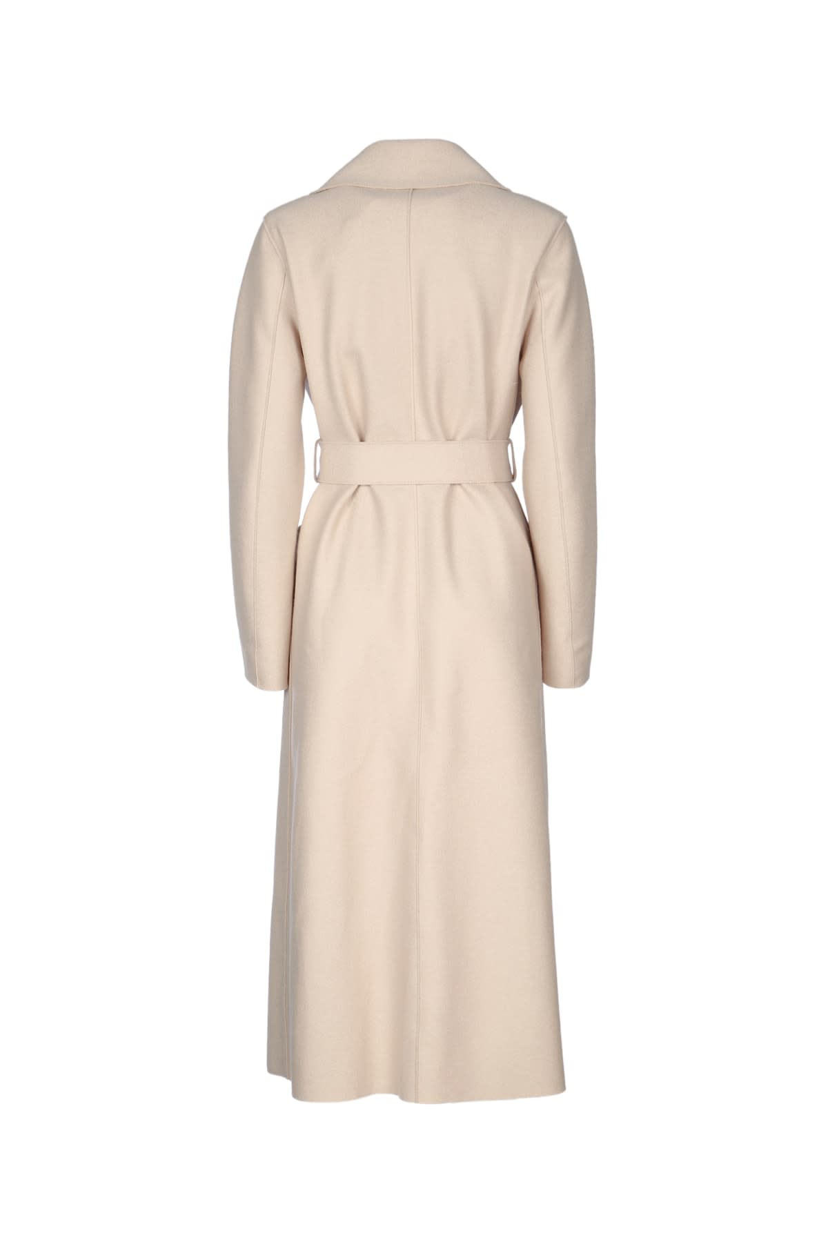 Harris Wharf London Women Long Maxi Coat Pressed Wool In Neutral