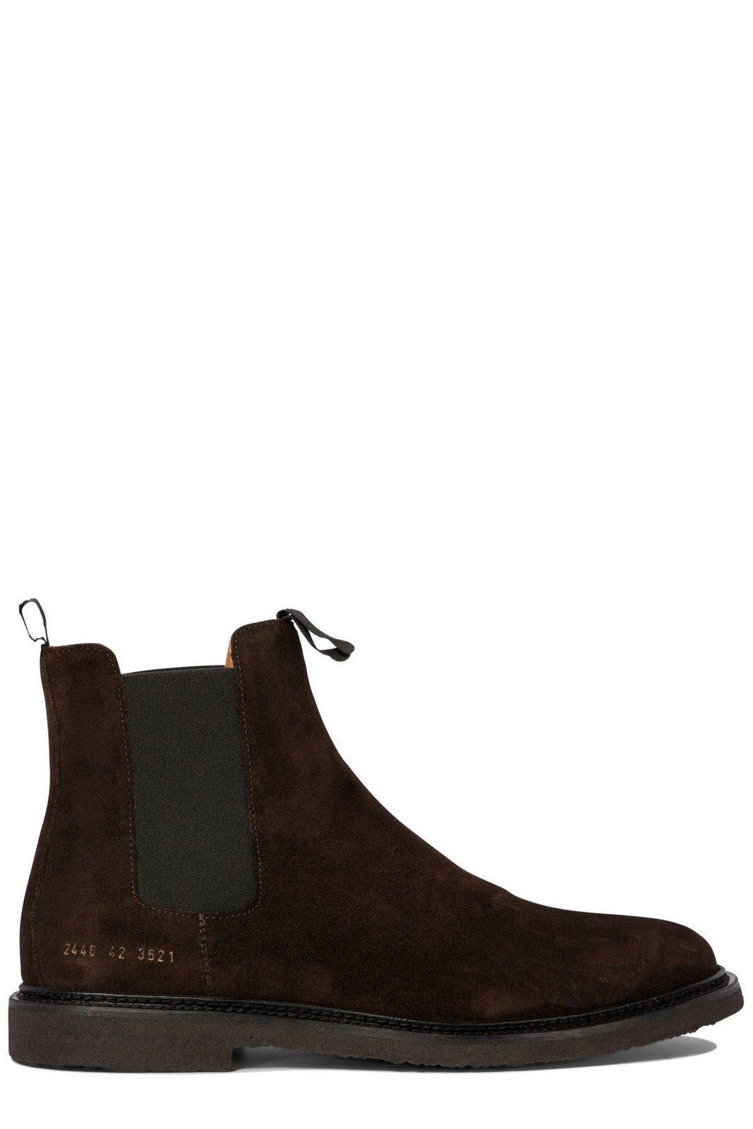 Common Projects Men Suede Chelsea Ankle Boots In Multi