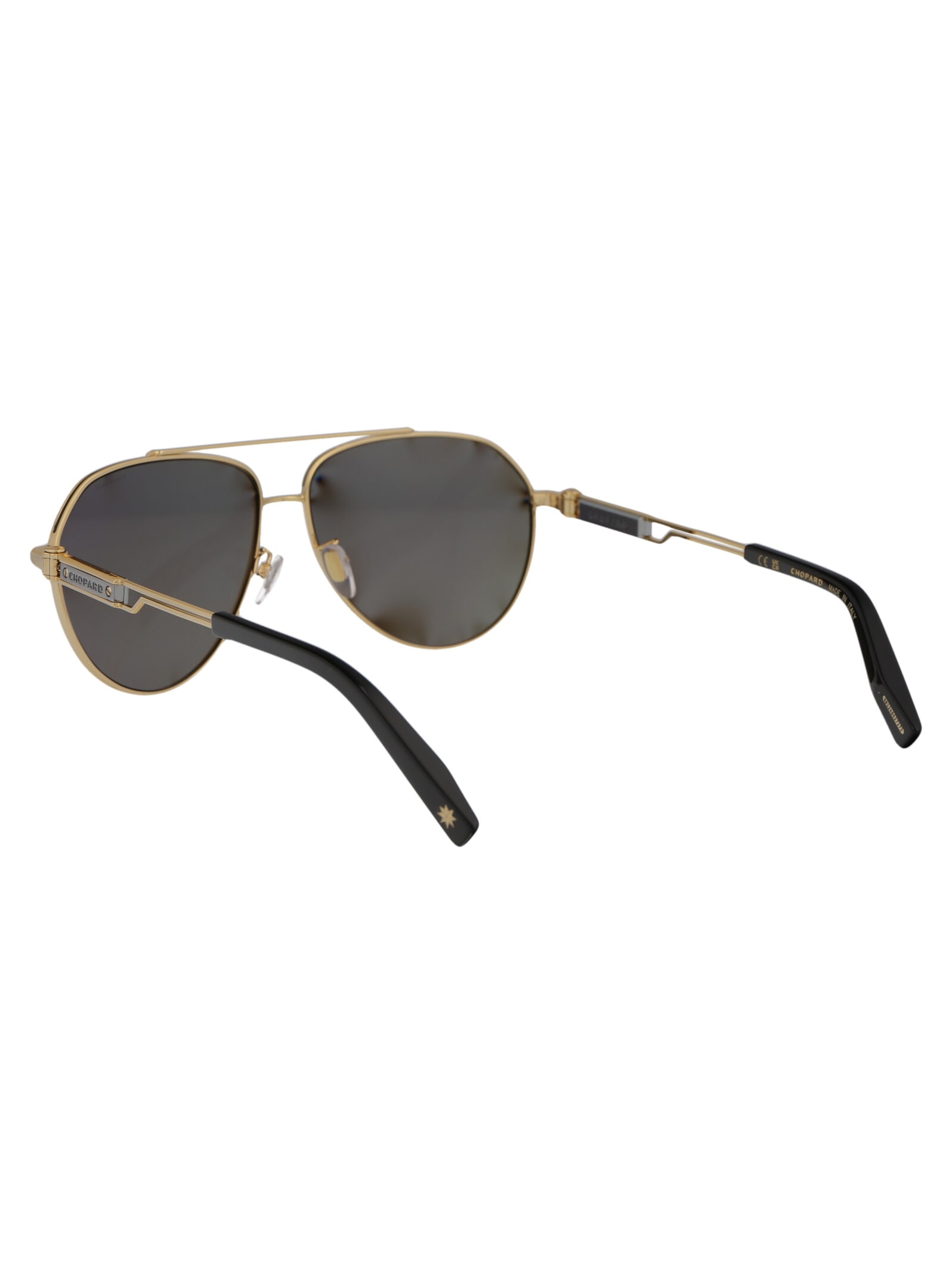 Shop Chopard Schg63 Sunglasses In 400p Gold