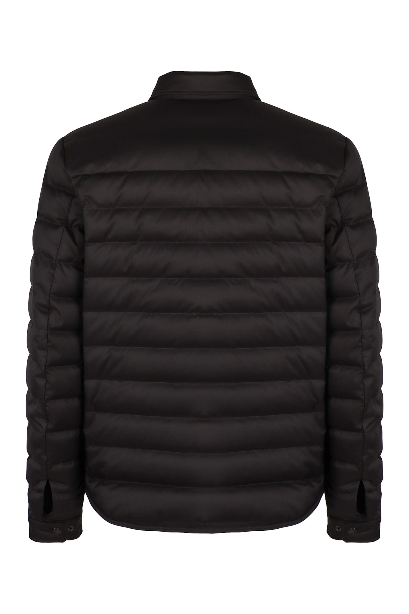 Shop Dolce & Gabbana Padded Jacket With Snaps In Black