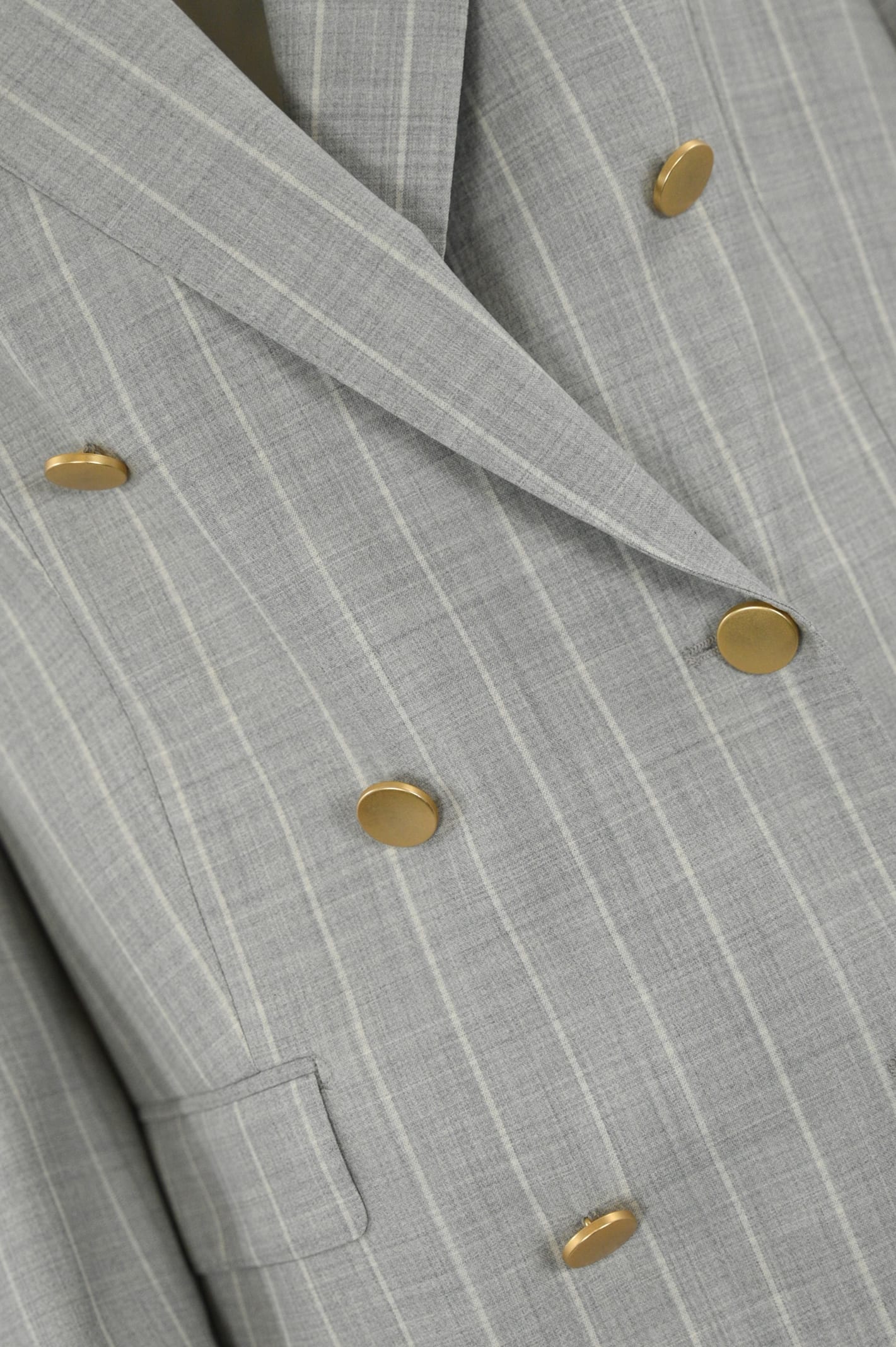Shop Tagliatore Jasmine Wool And Silk Suit In Perla