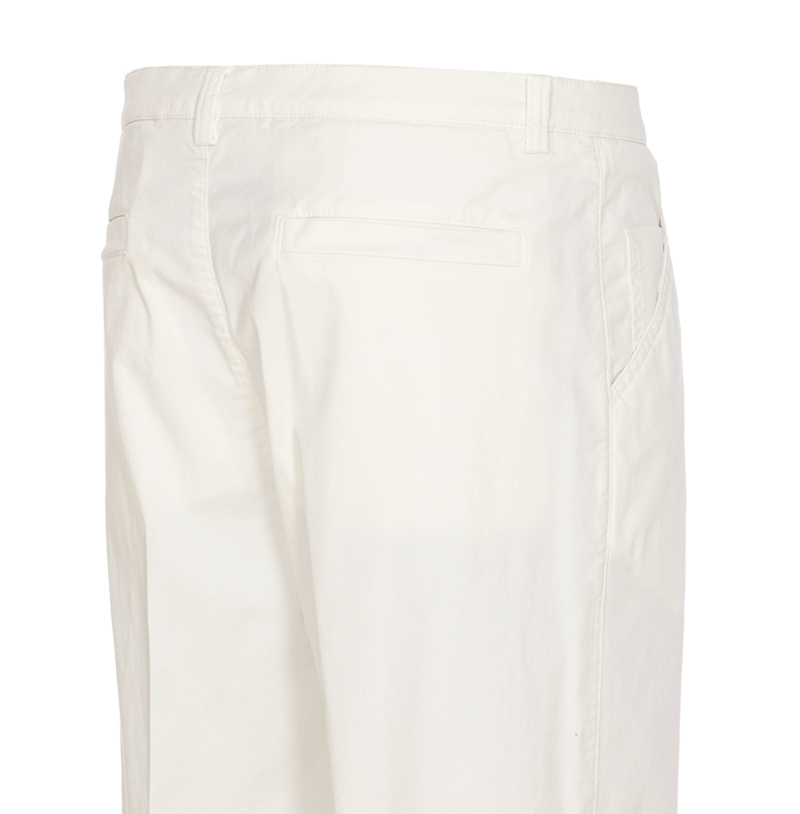 Brunello Cucinelli Trousers With Pockets And Belt Loops In White