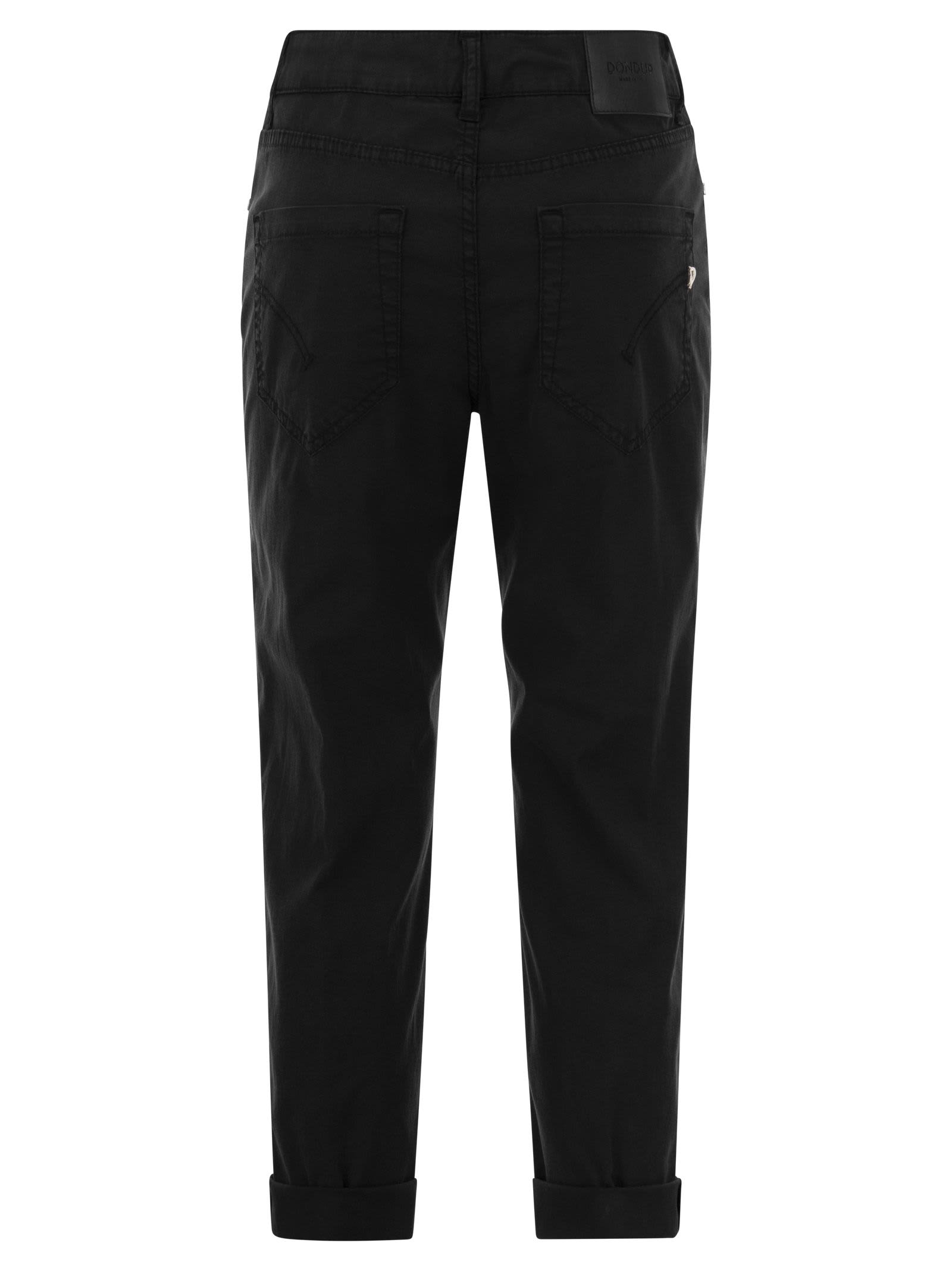 Dondup Woman Pants Black Size 31 Cotton, Elastomultiester, Elastane In Black