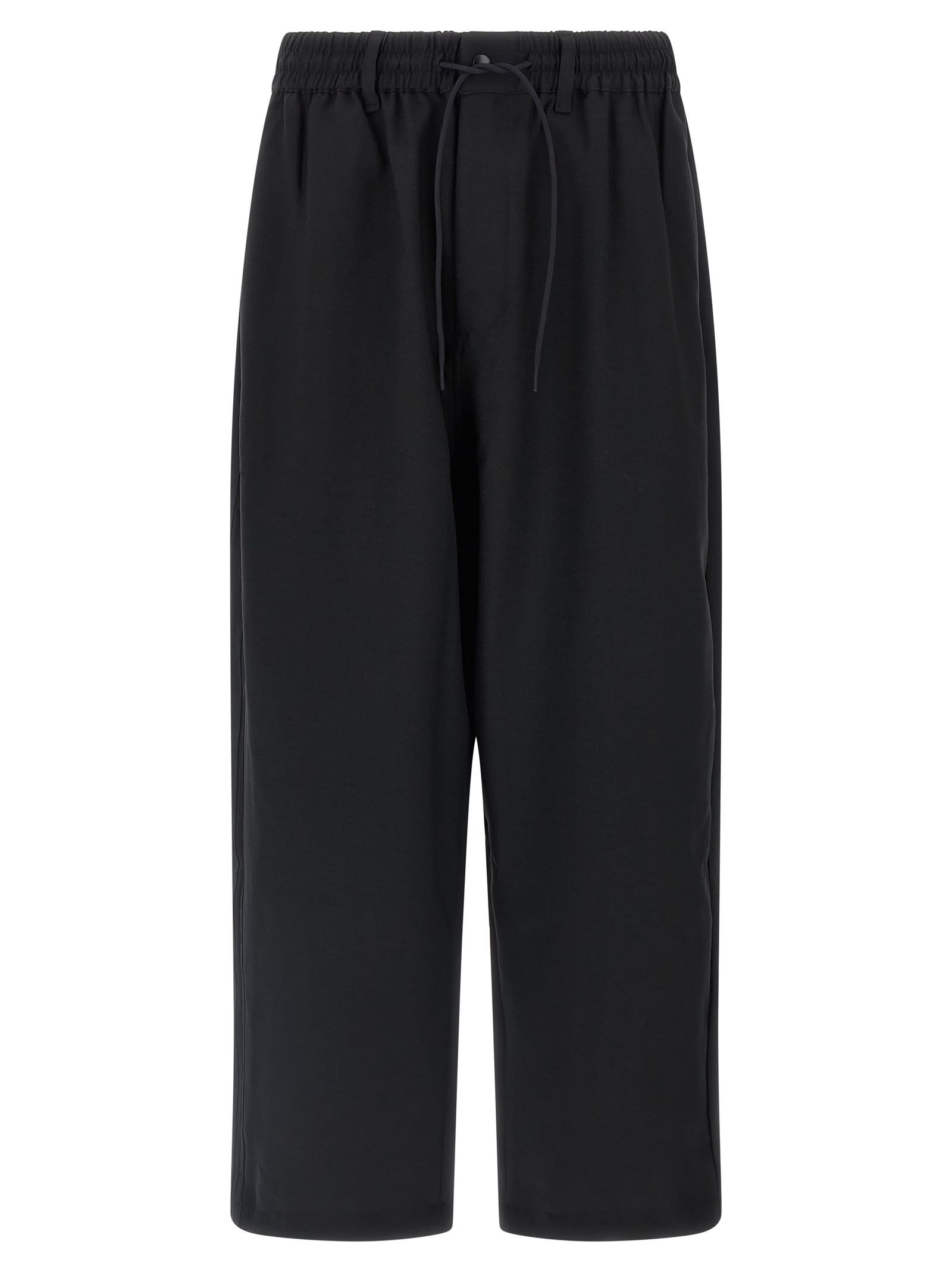Y-3 Adidas Technical Fabric Pants In Black