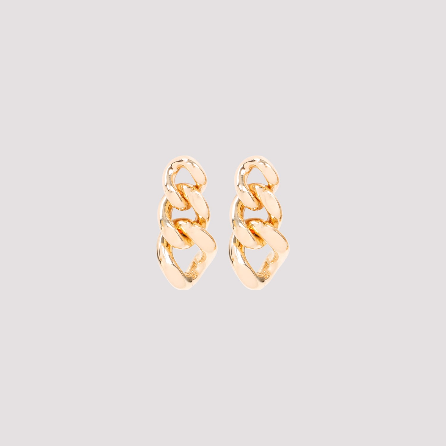 Shop Jil Sander Dw5 Earrings In Gold