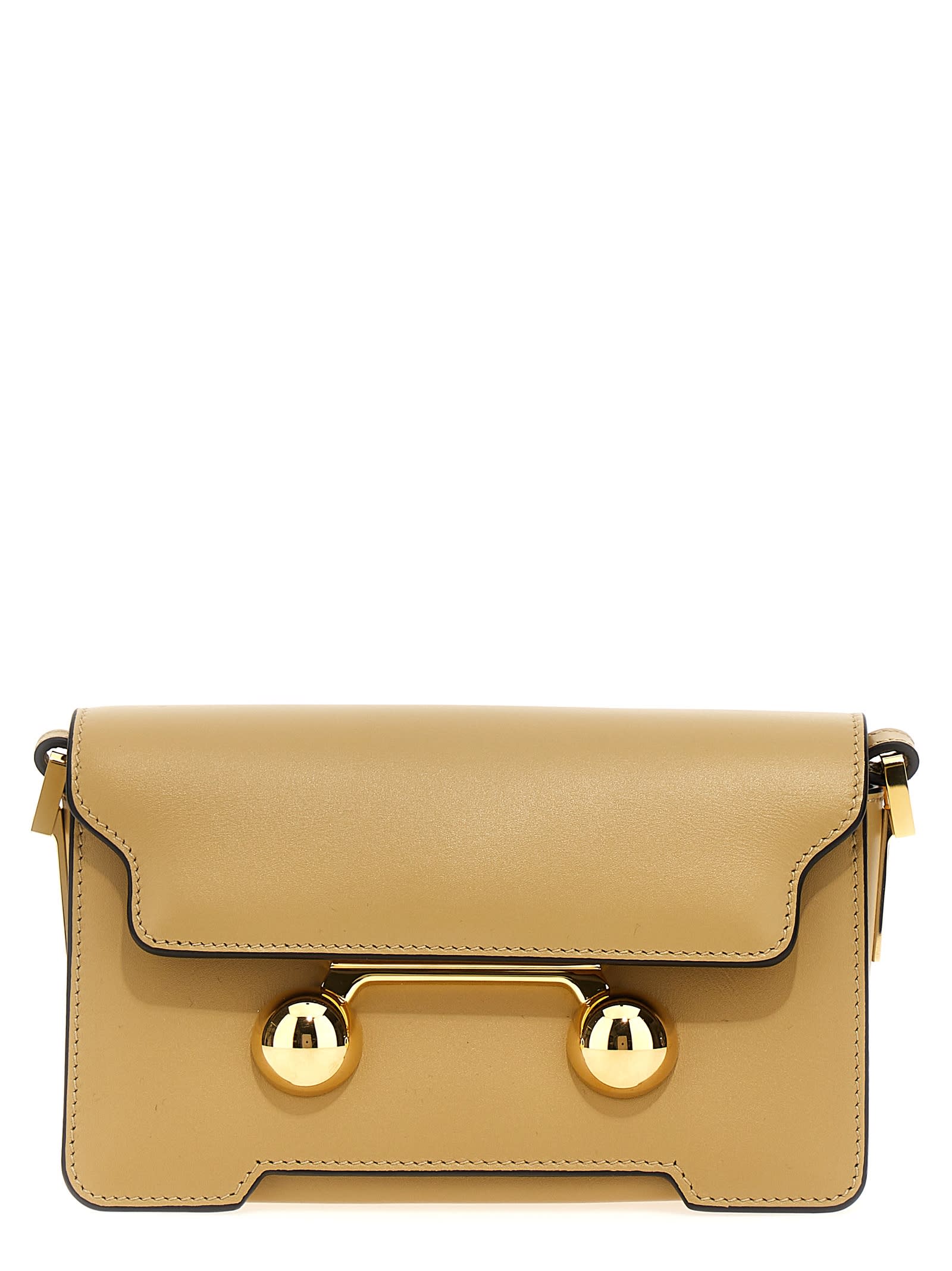 Shop Marni Trunkaroo Mini Shoulder Bag In Multicolor