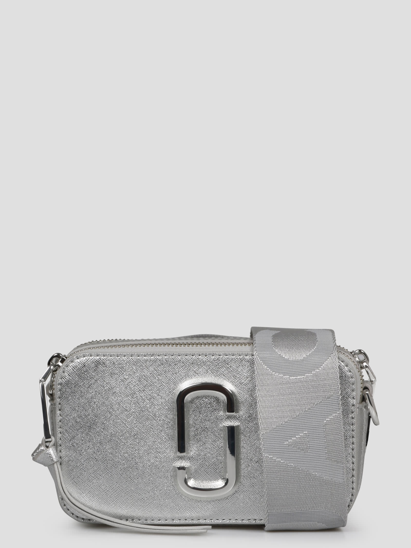 Shop Marc Jacobs The Metallic Snapshot Bag