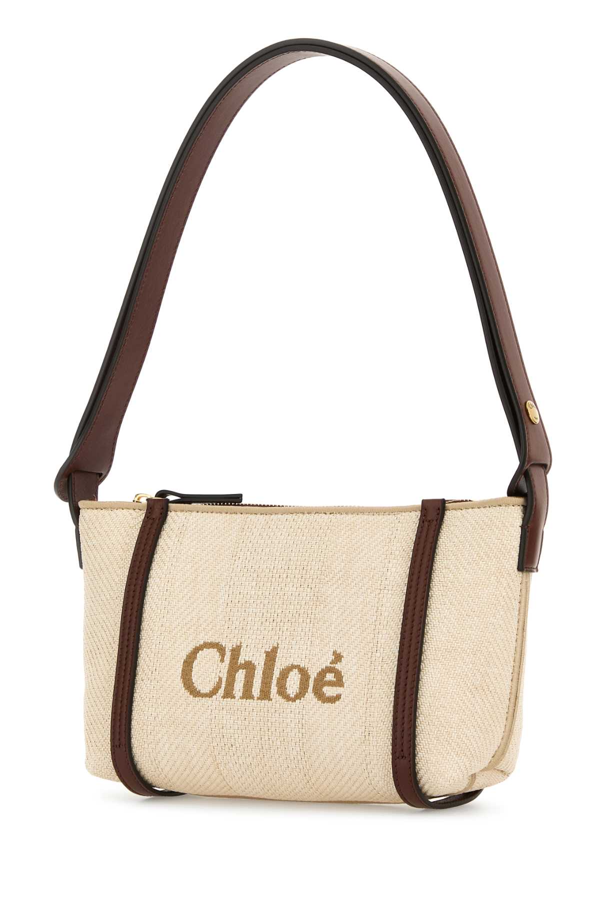 Chloé Sand Canvas Carry Shoulder Bag