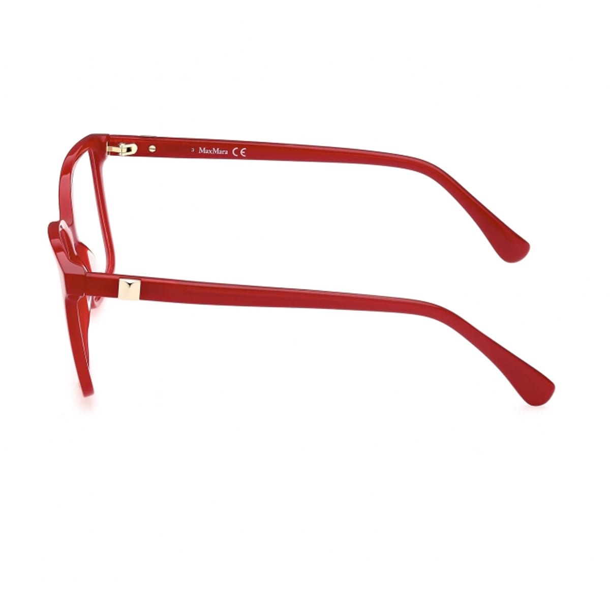Shop Max Mara Mm5022 Glasses In Rosso