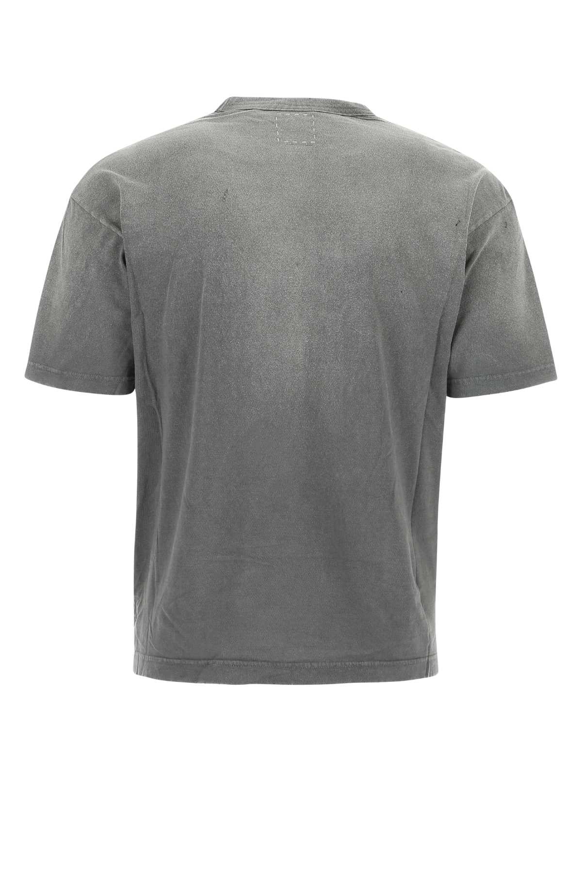 Shop Visvim Grey Cotton T-shirt