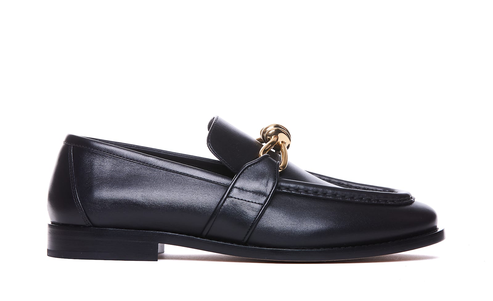 Shop Bottega Veneta Astaire Loafers In Black