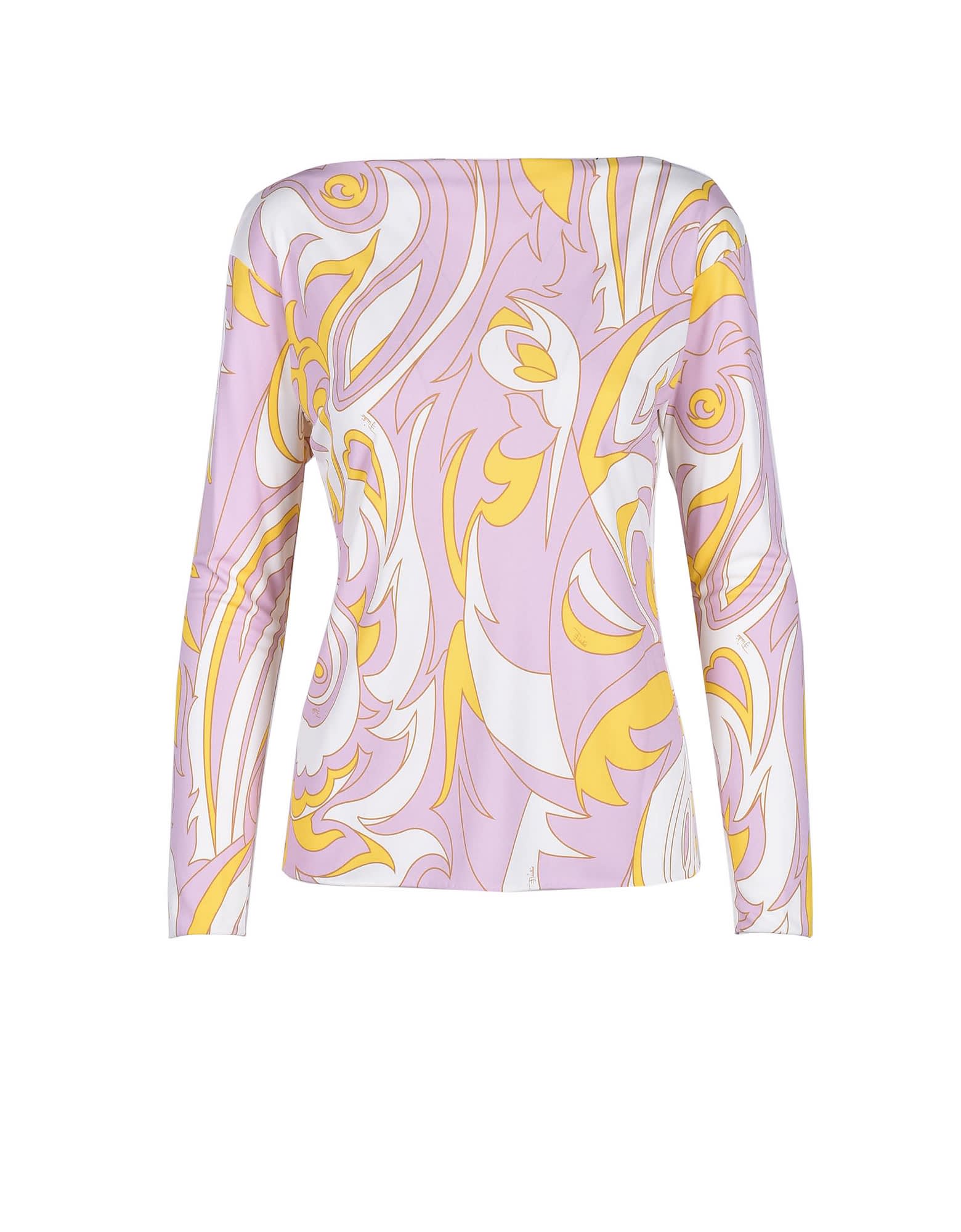 Emilio Pucci Womens Pink Blouse