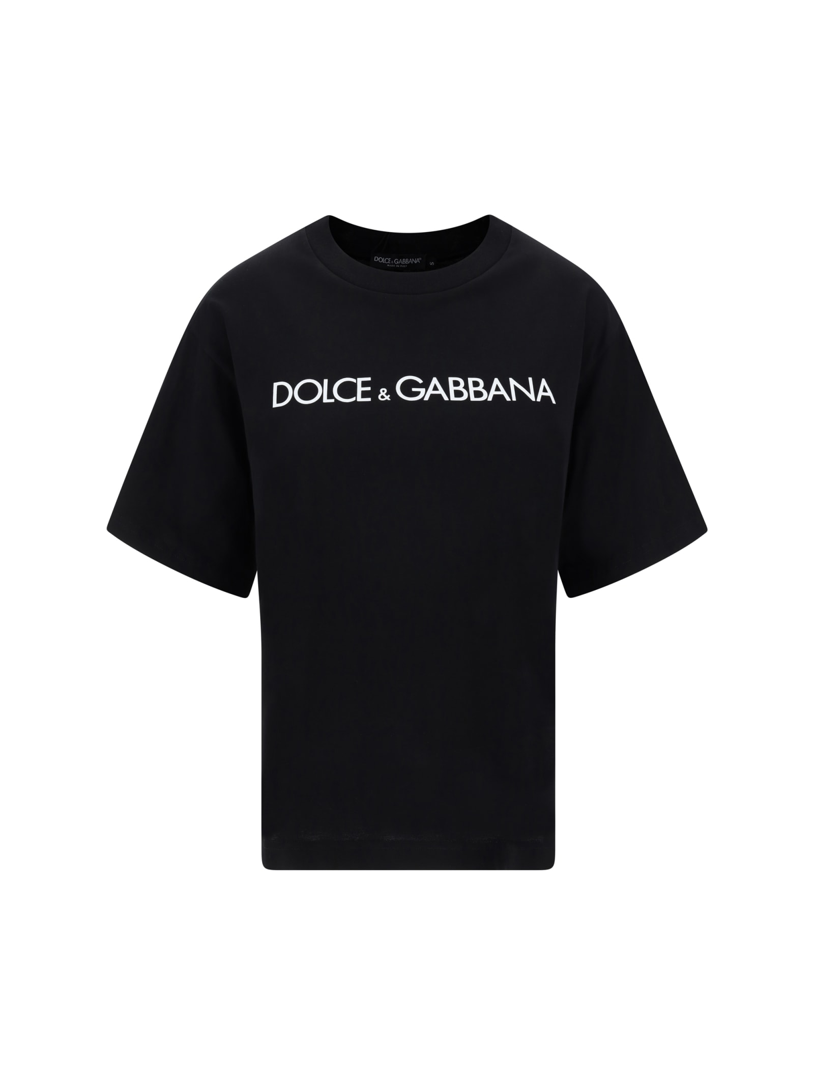 Dolce & Gabbana Black Cotton T-shirt