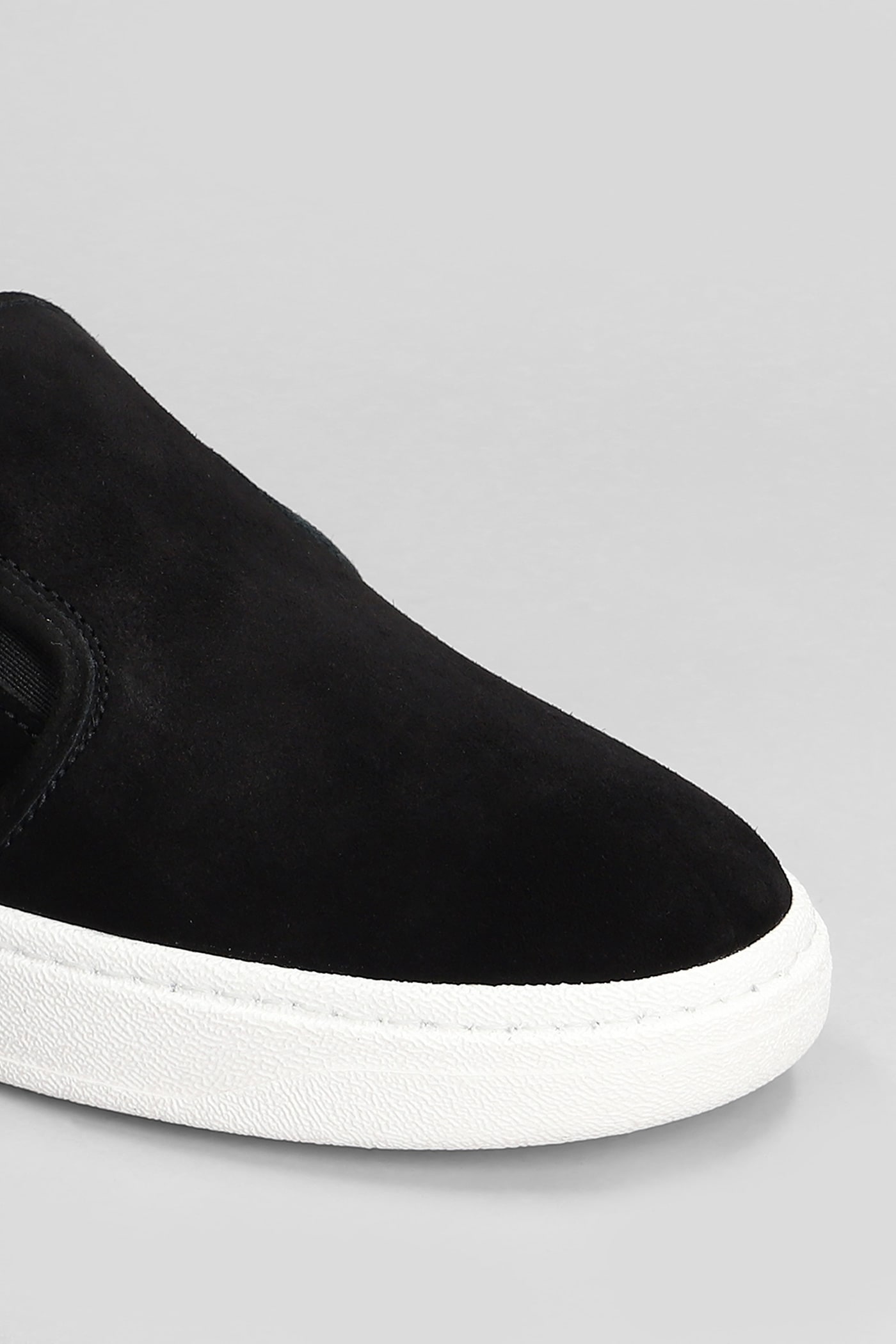 Shop Giuseppe Zanotti Sneakers In Black Suede