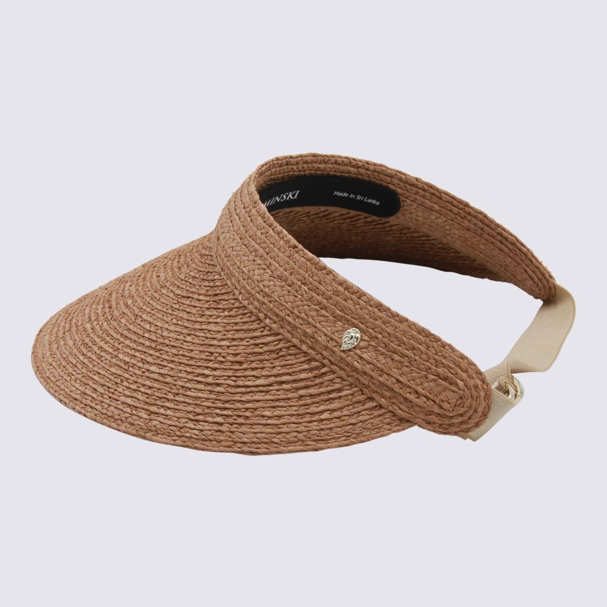 Helen Kaminski Camel Raffia Hat In Brown