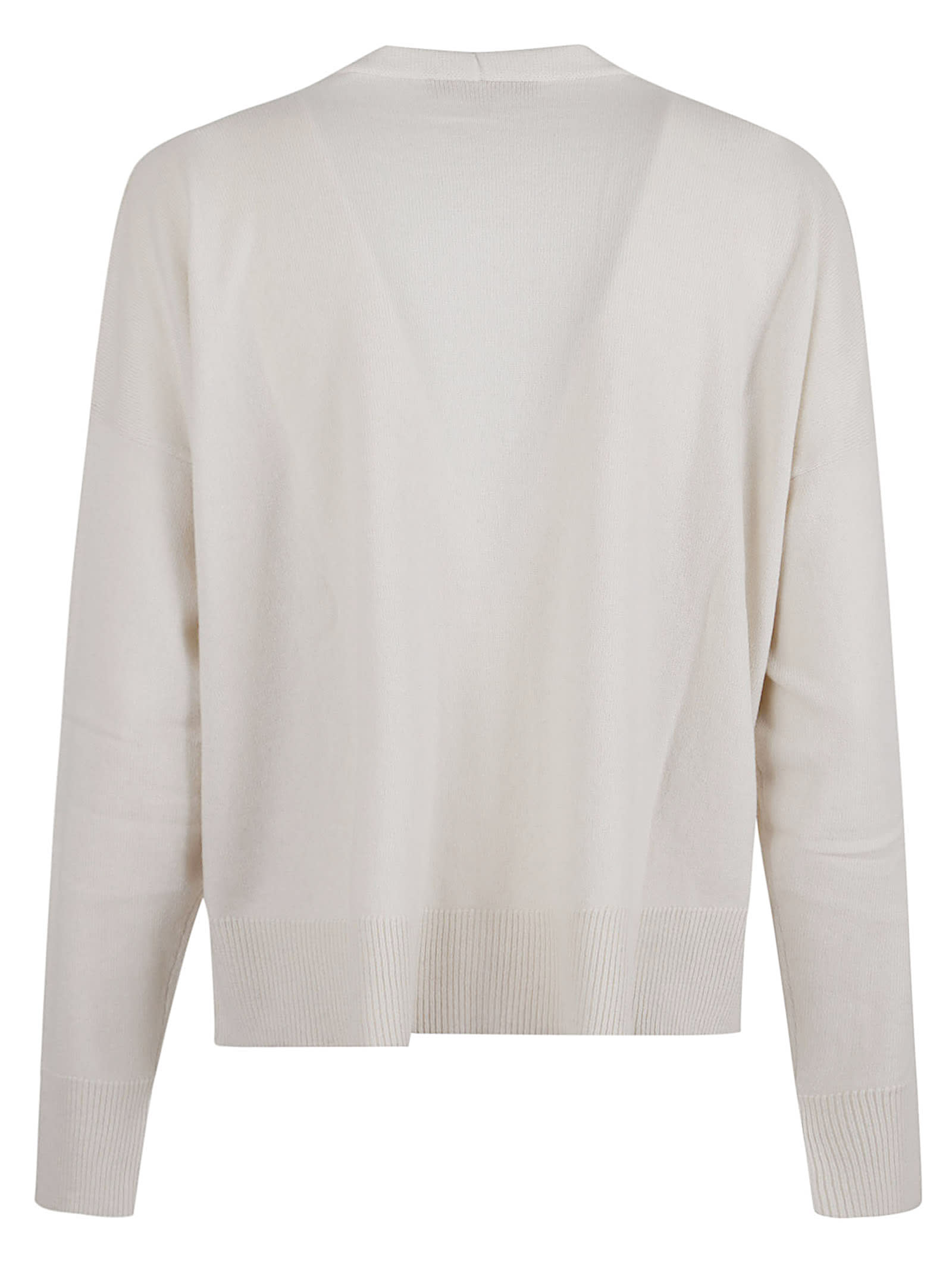 Antonelli Button-front Wool Cardigan In Neutral