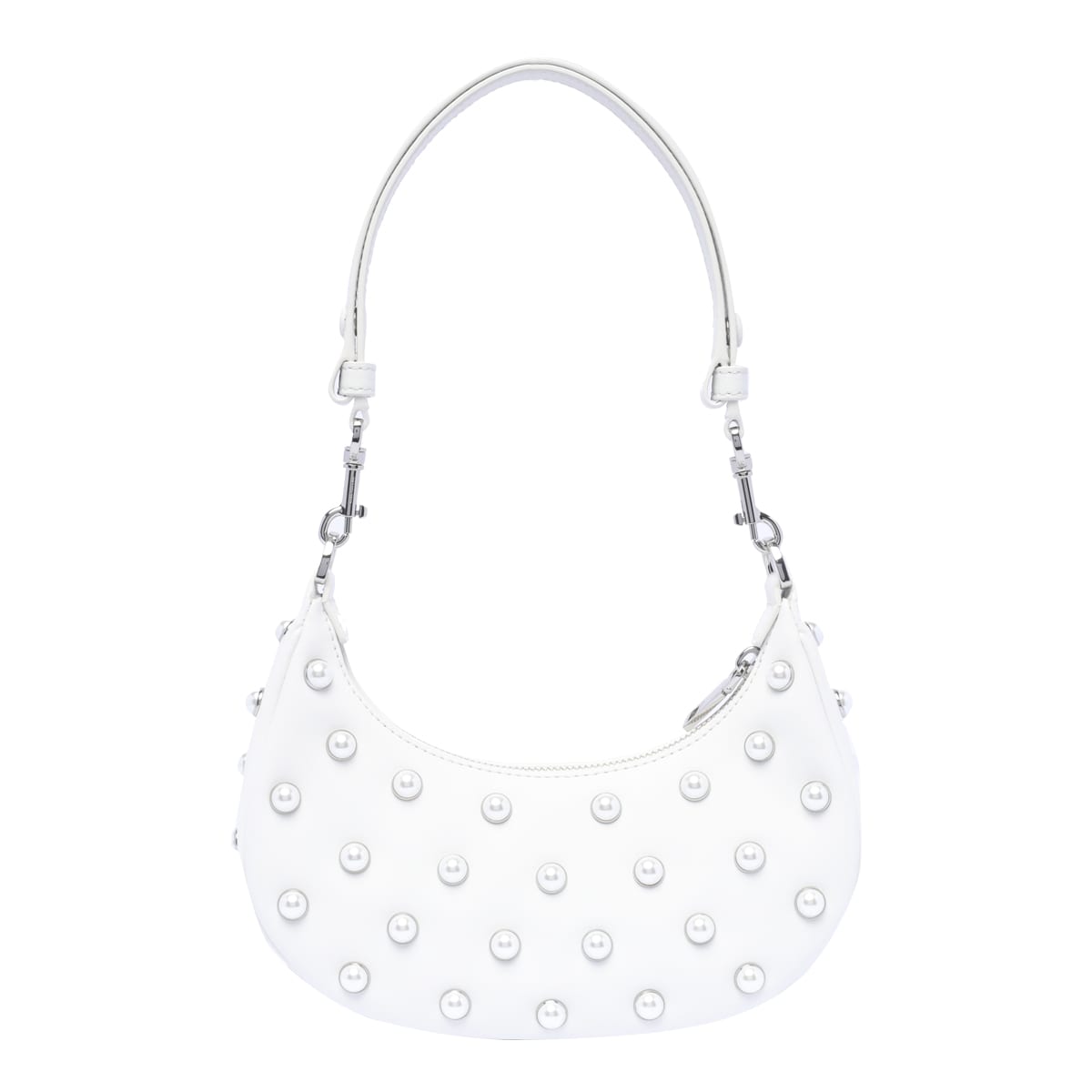 Shop Marc Jacobs The Small Curve Shoulder Bag In Bianco