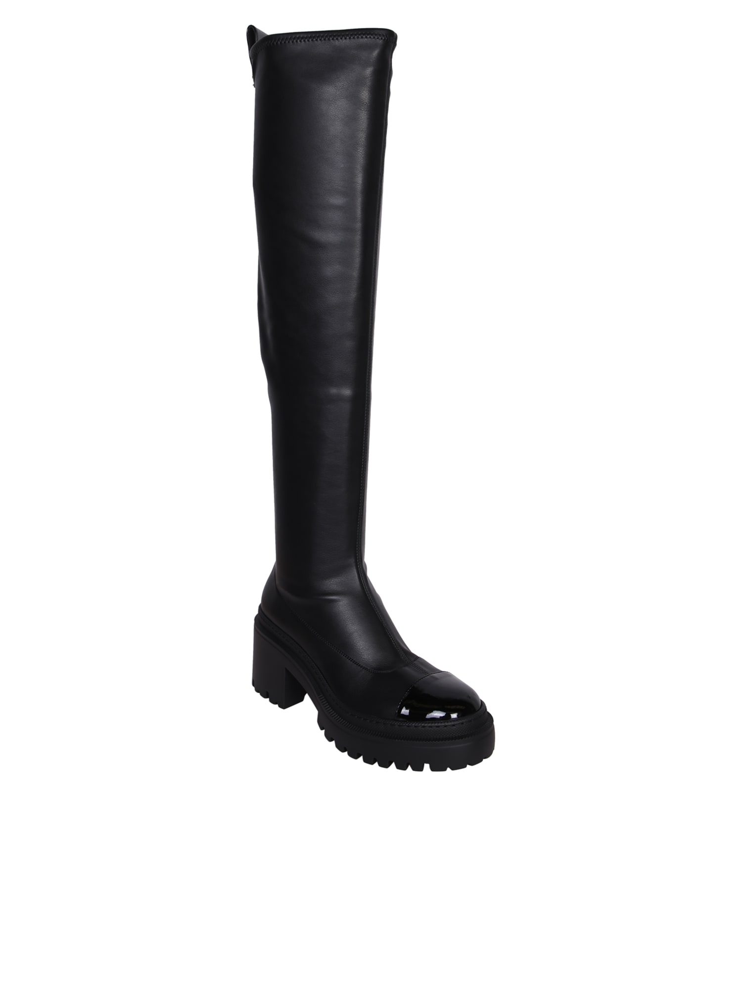 Shop Giuseppe Zanotti Avela Stretch Boots In Black