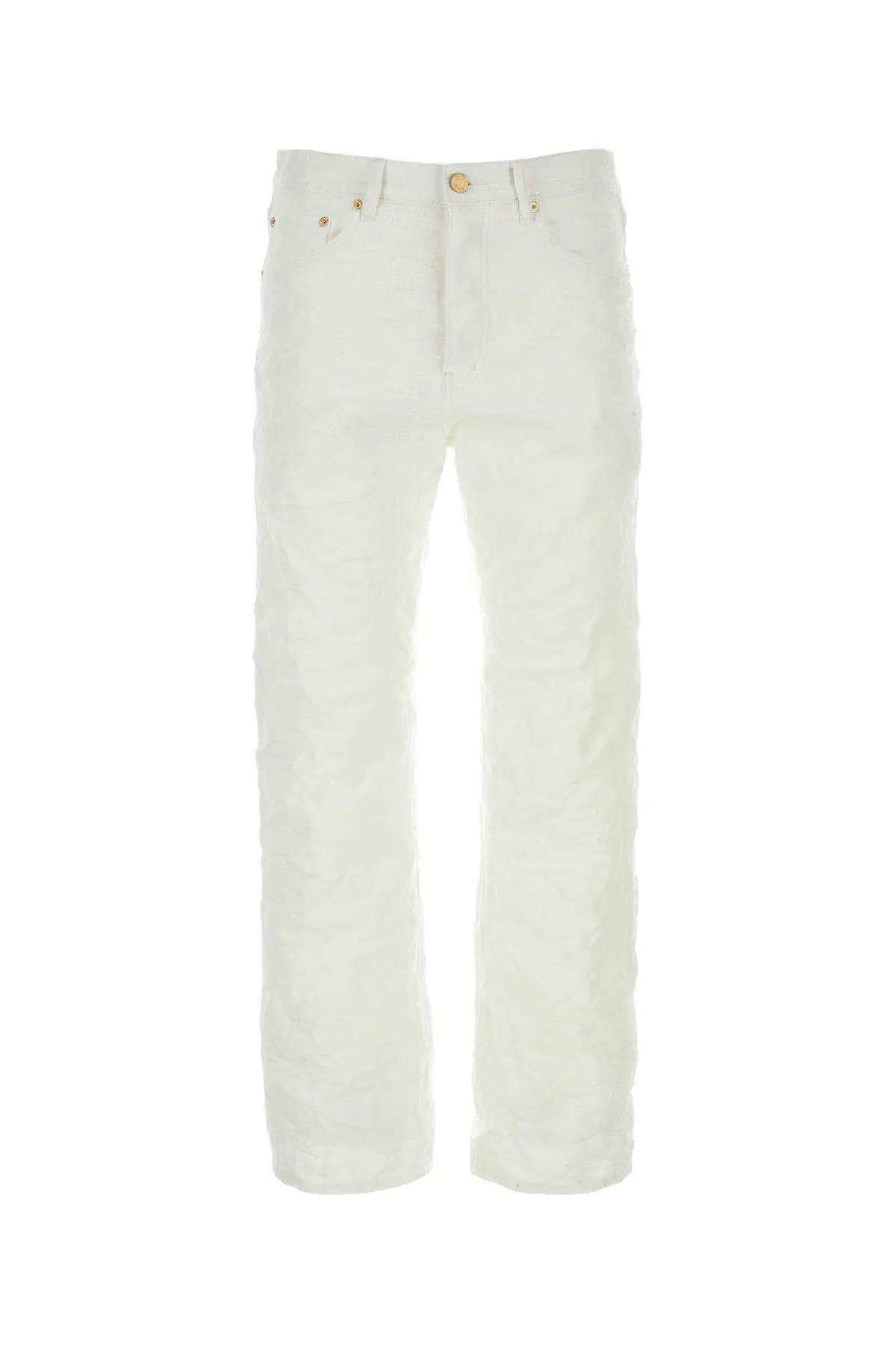 Shop Purple Brand White Denim Jeans