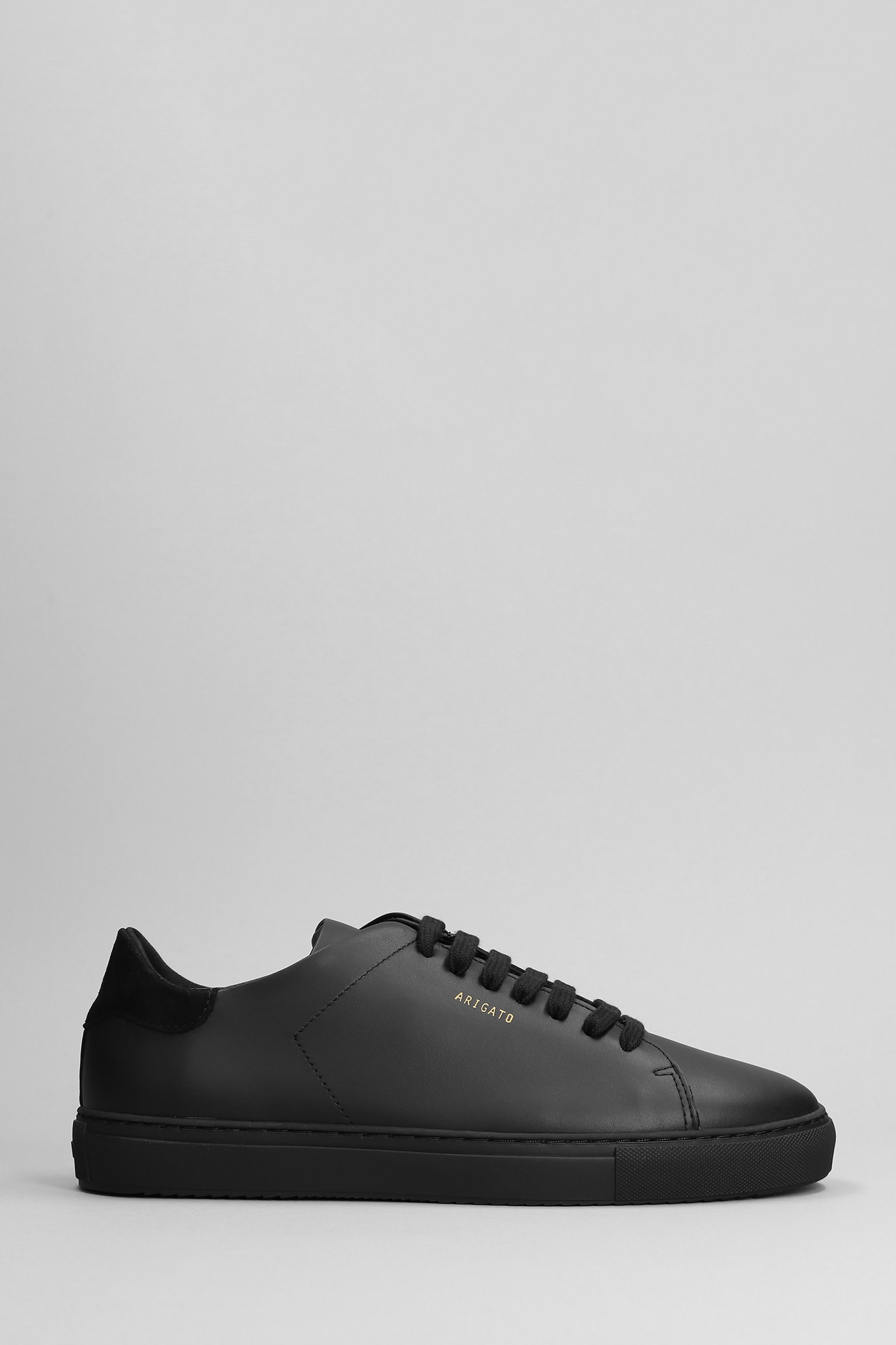 Axel Arigato Clean 90 Sneakers In Black Suede And Leather