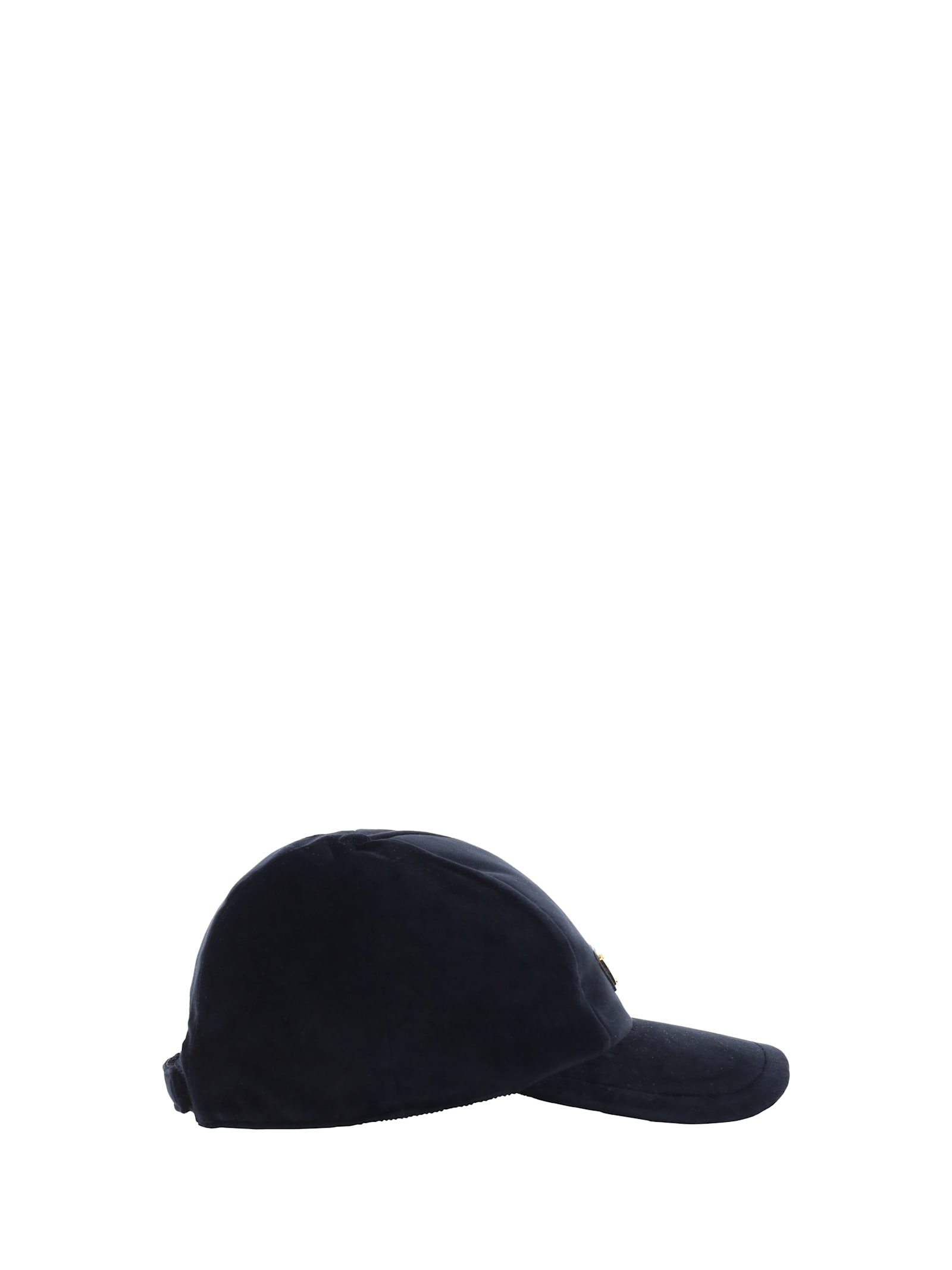 Shop Prada Baseball Hat In Nero