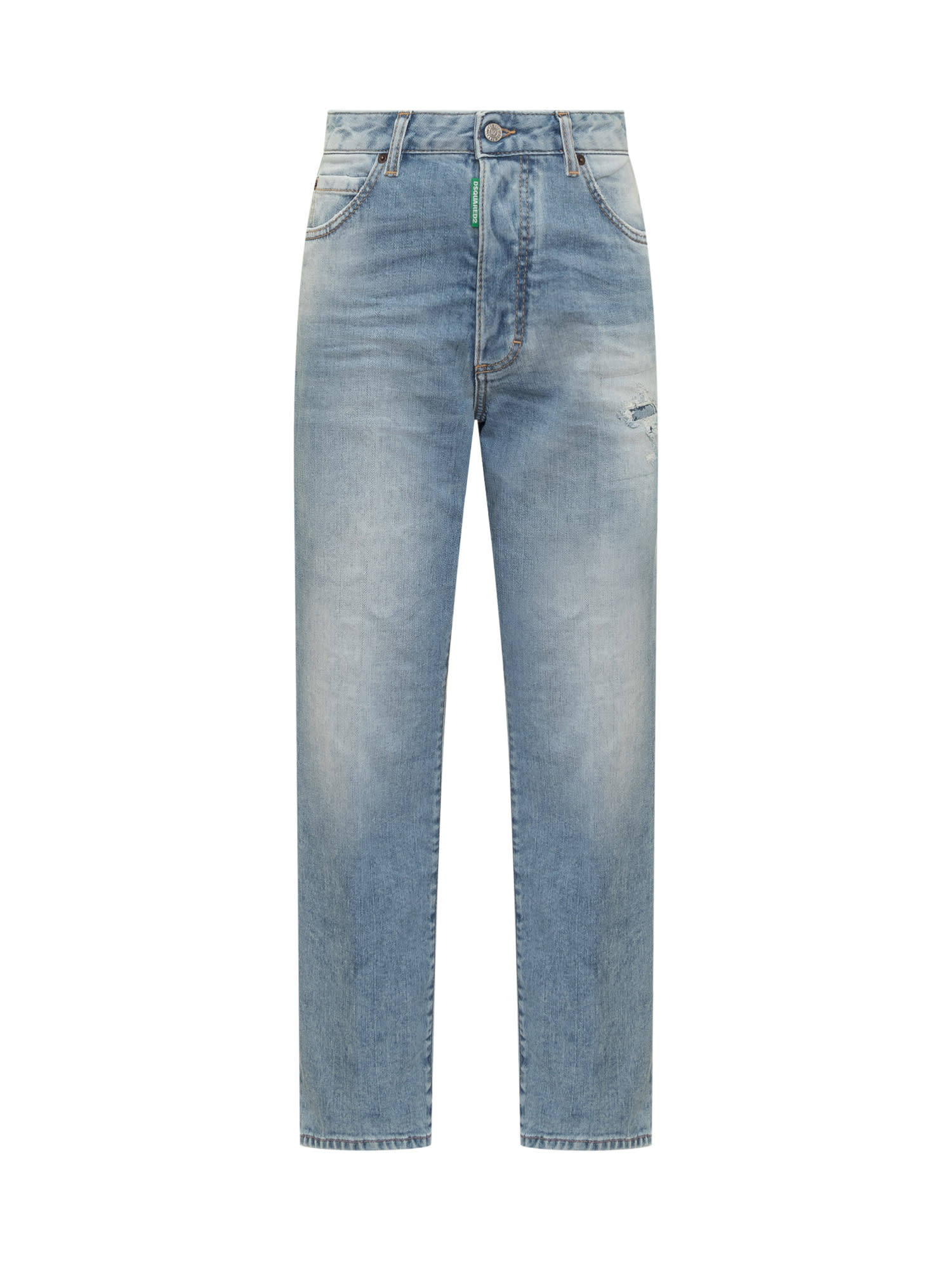 Shop Dsquared2 One Life One Planet Boston Jeans In Navy Blue