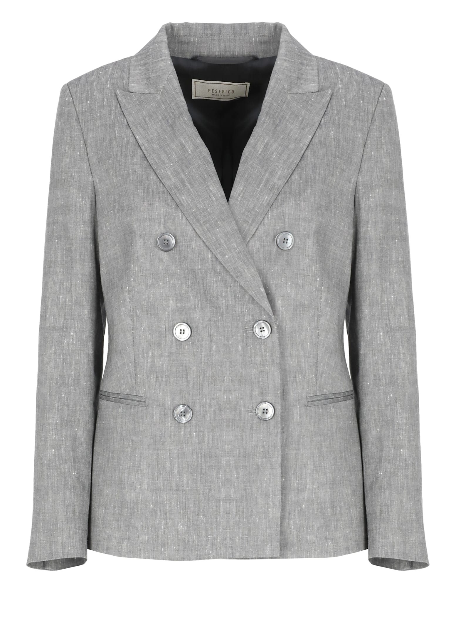 Peserico Double Breasted Jacket - Peserico - Modalova