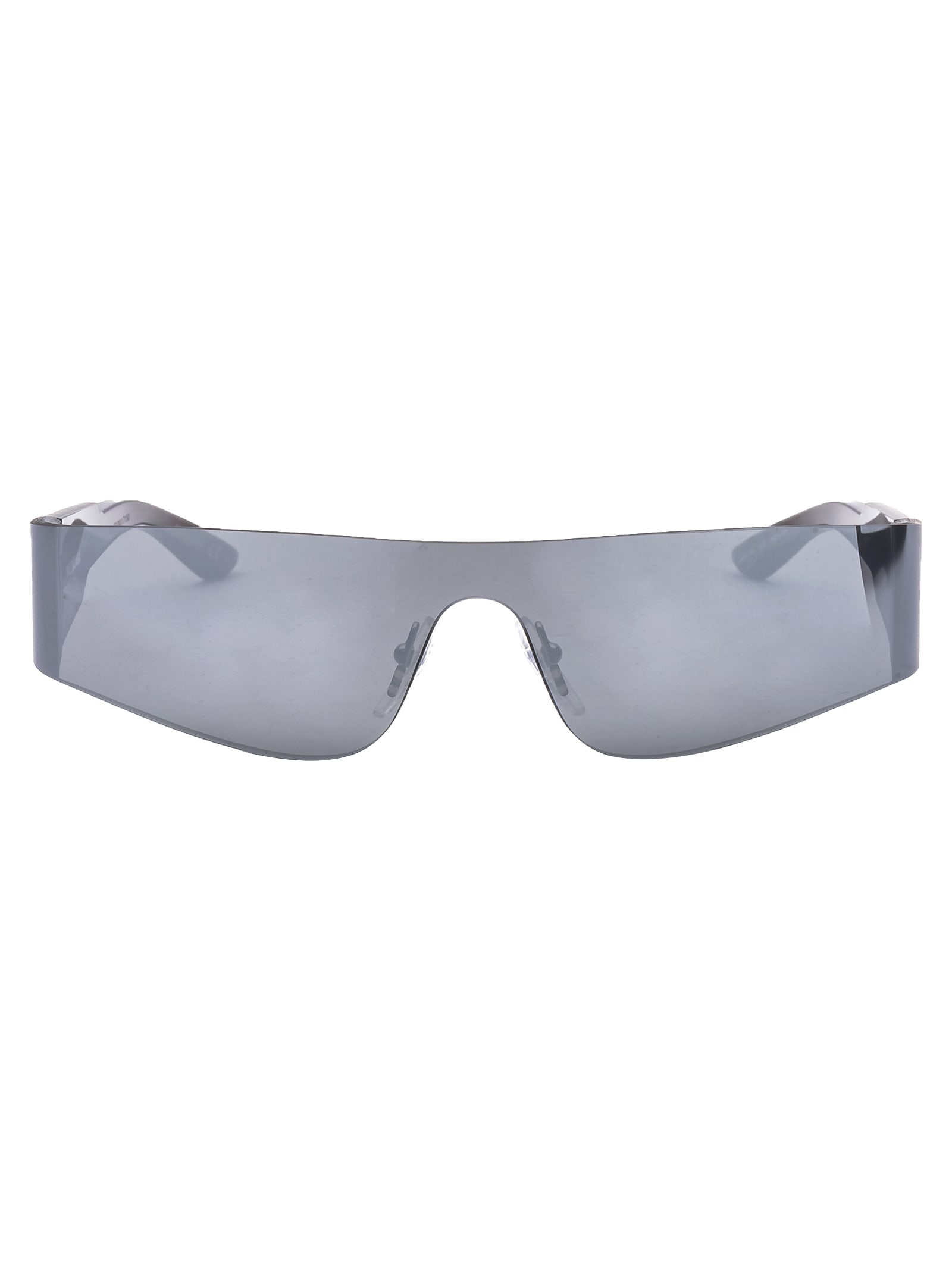 Balenciaga Bb0041s Sunglasses In 002 Silver Silver Silver