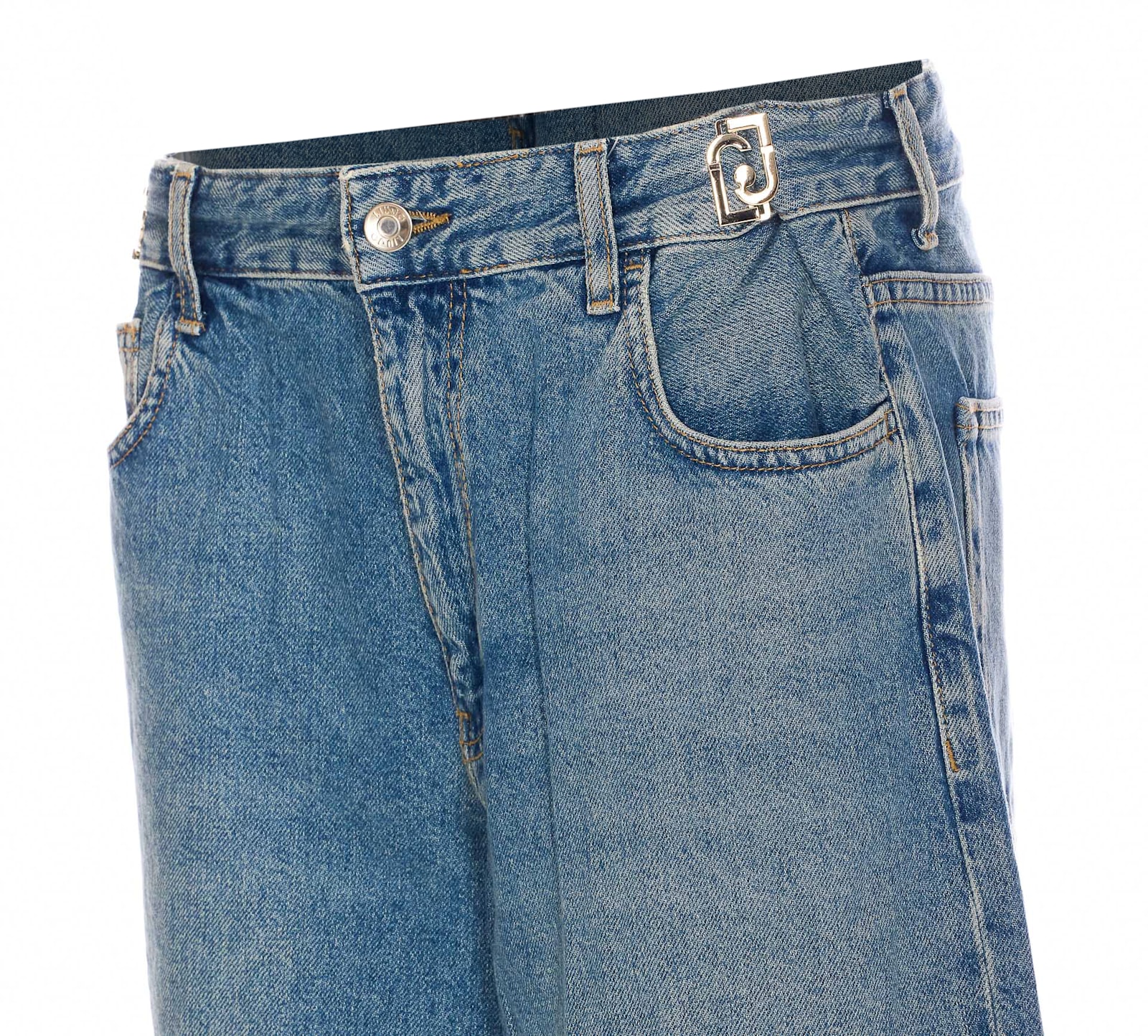 Liu •jo Liu Jo High-rise Baggy Jeans In Blue