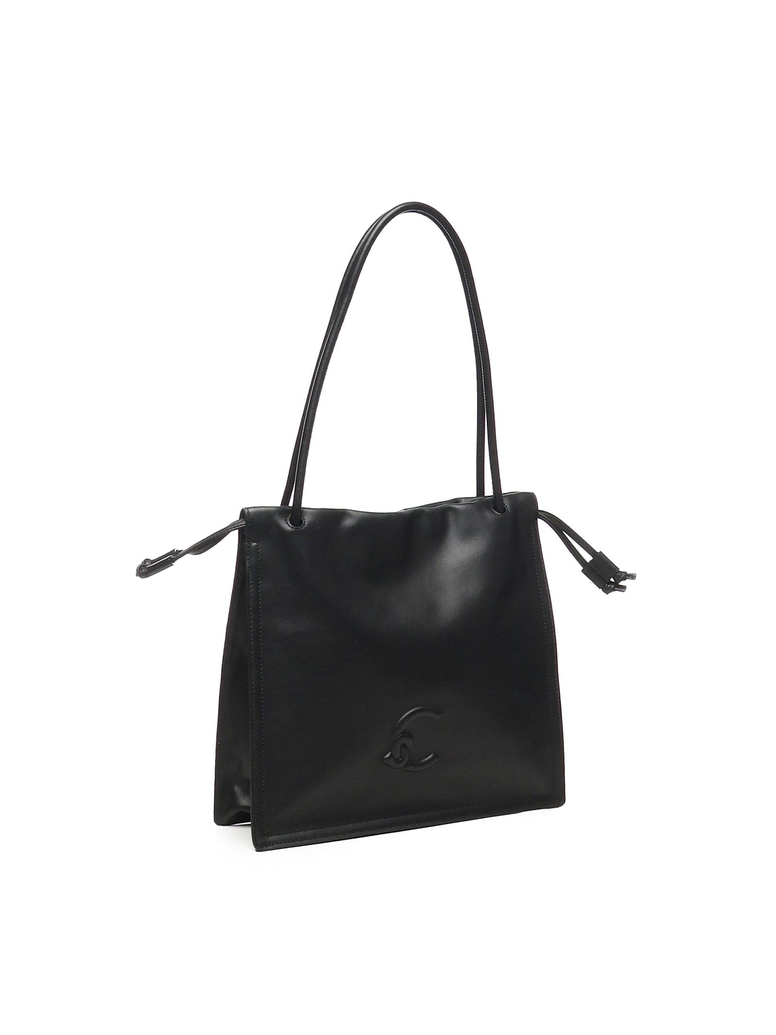 Shop Coccinelle Drawstring Bag In Black