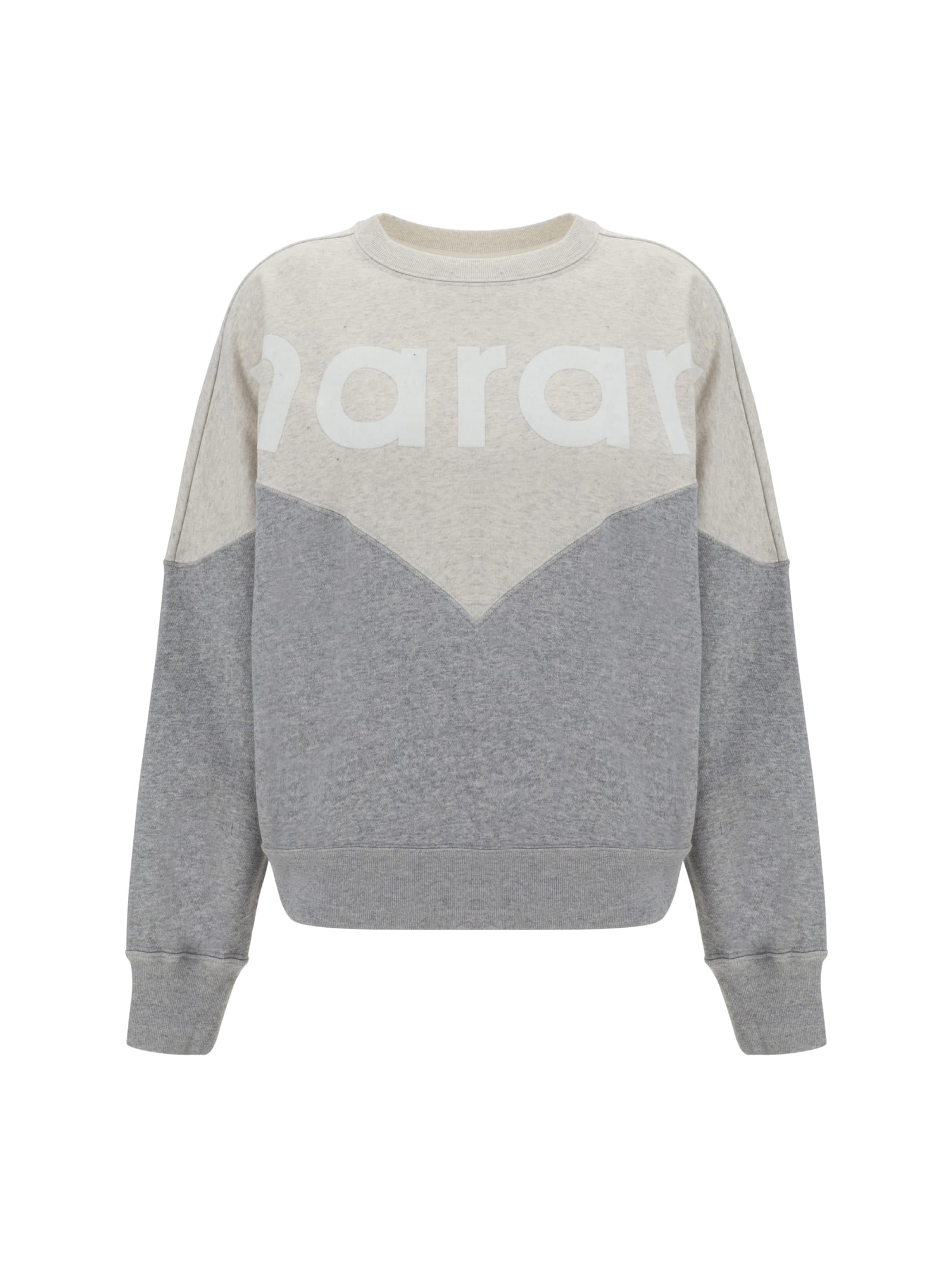 Shop Isabel Marant Étoile Houston Sweatshirt In Ecru/grey