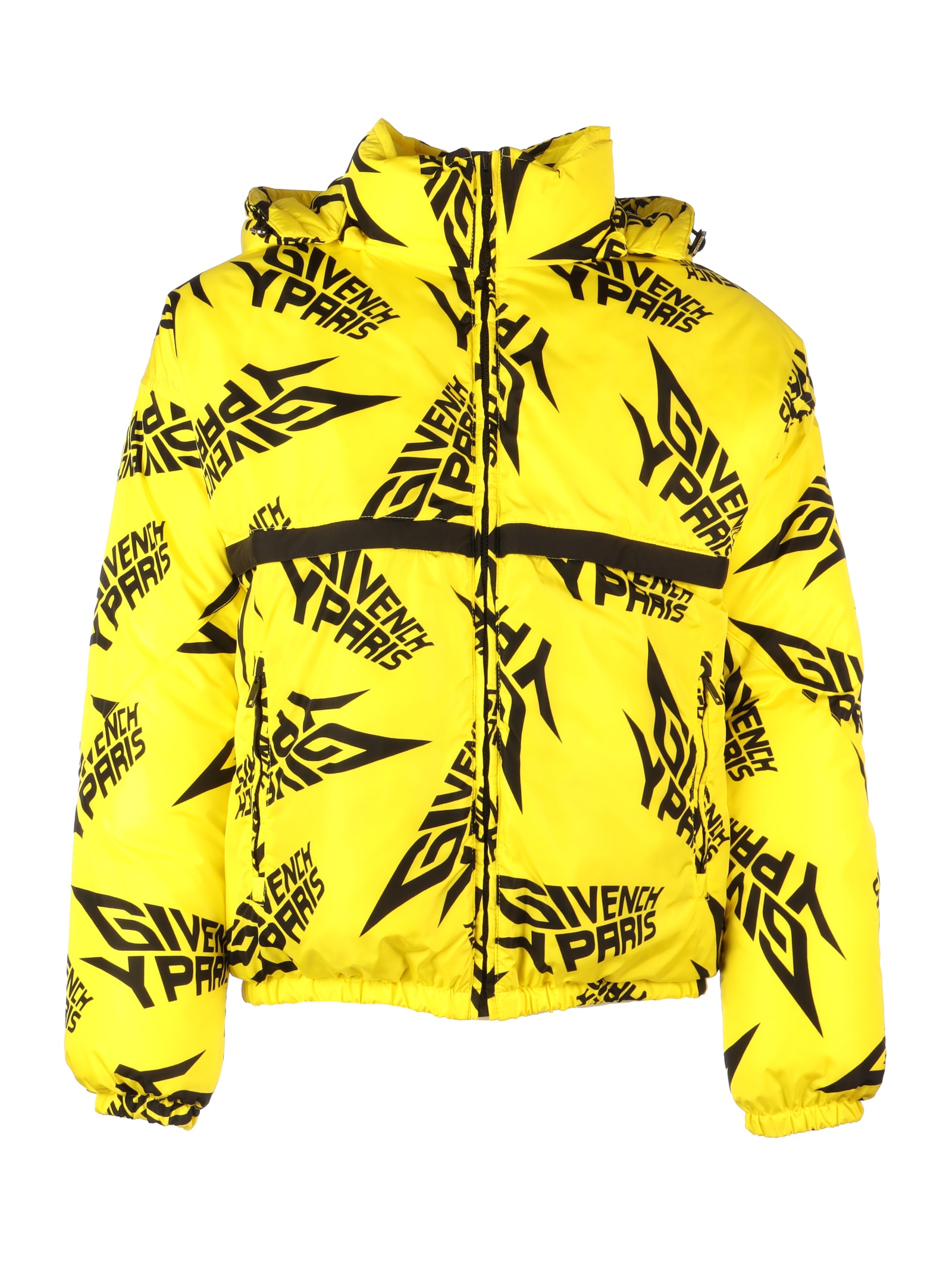 Givenchy Givenchy Polyamide Over Logo Jacket Bright Yellow