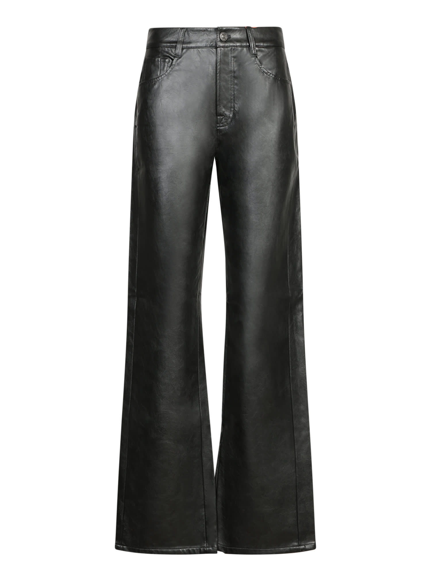 Shop 7 For All Mankind Tess Econappa Black Trousers