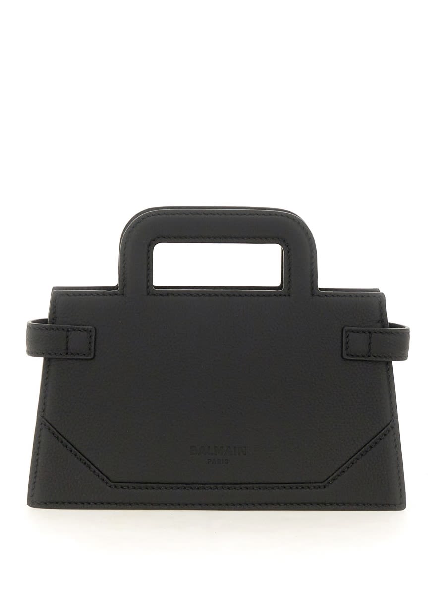 Shop Balmain Small B-buzz Bag In Black