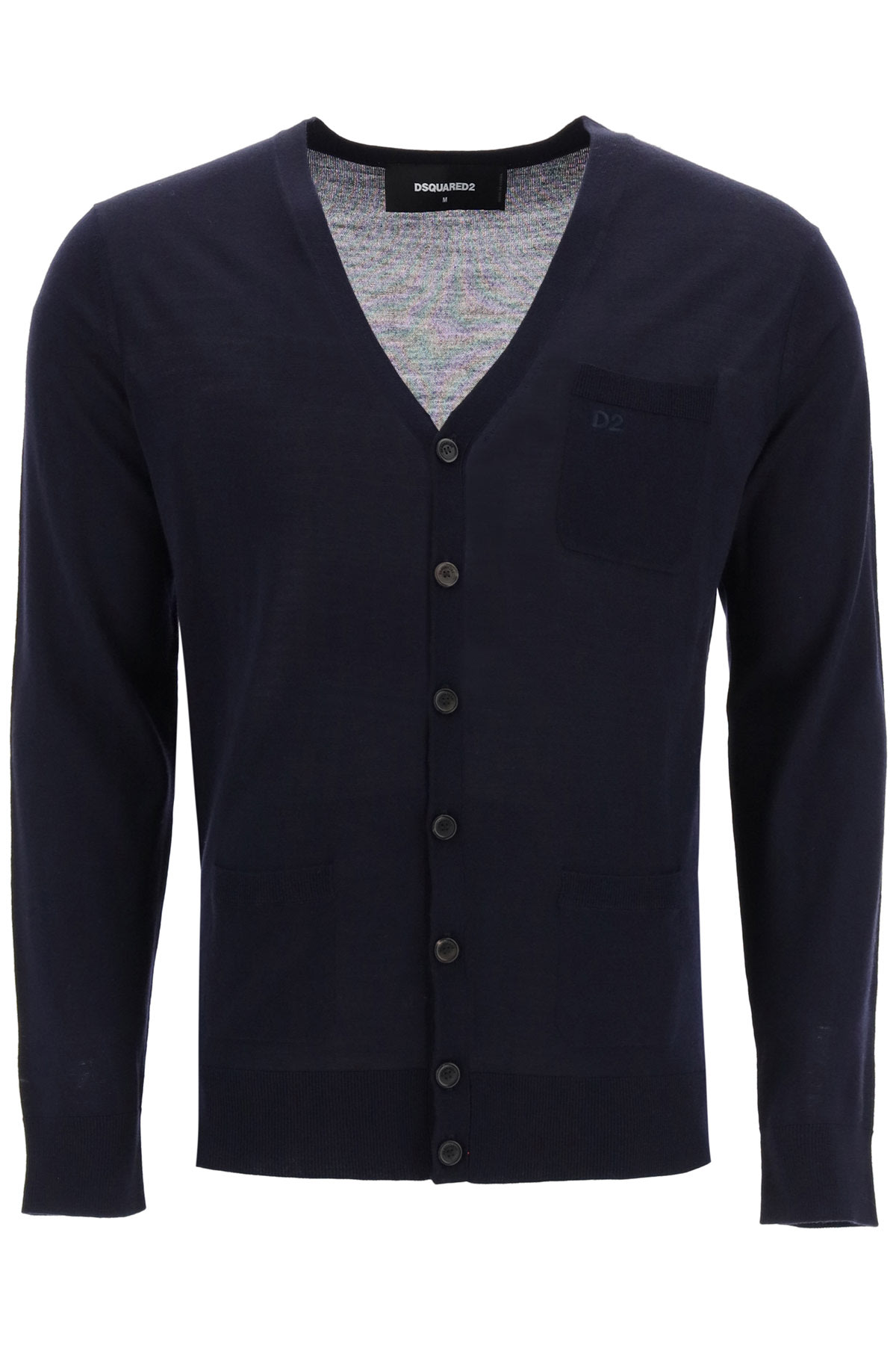 Dsquared2 Cardigan With Embroidered Logo