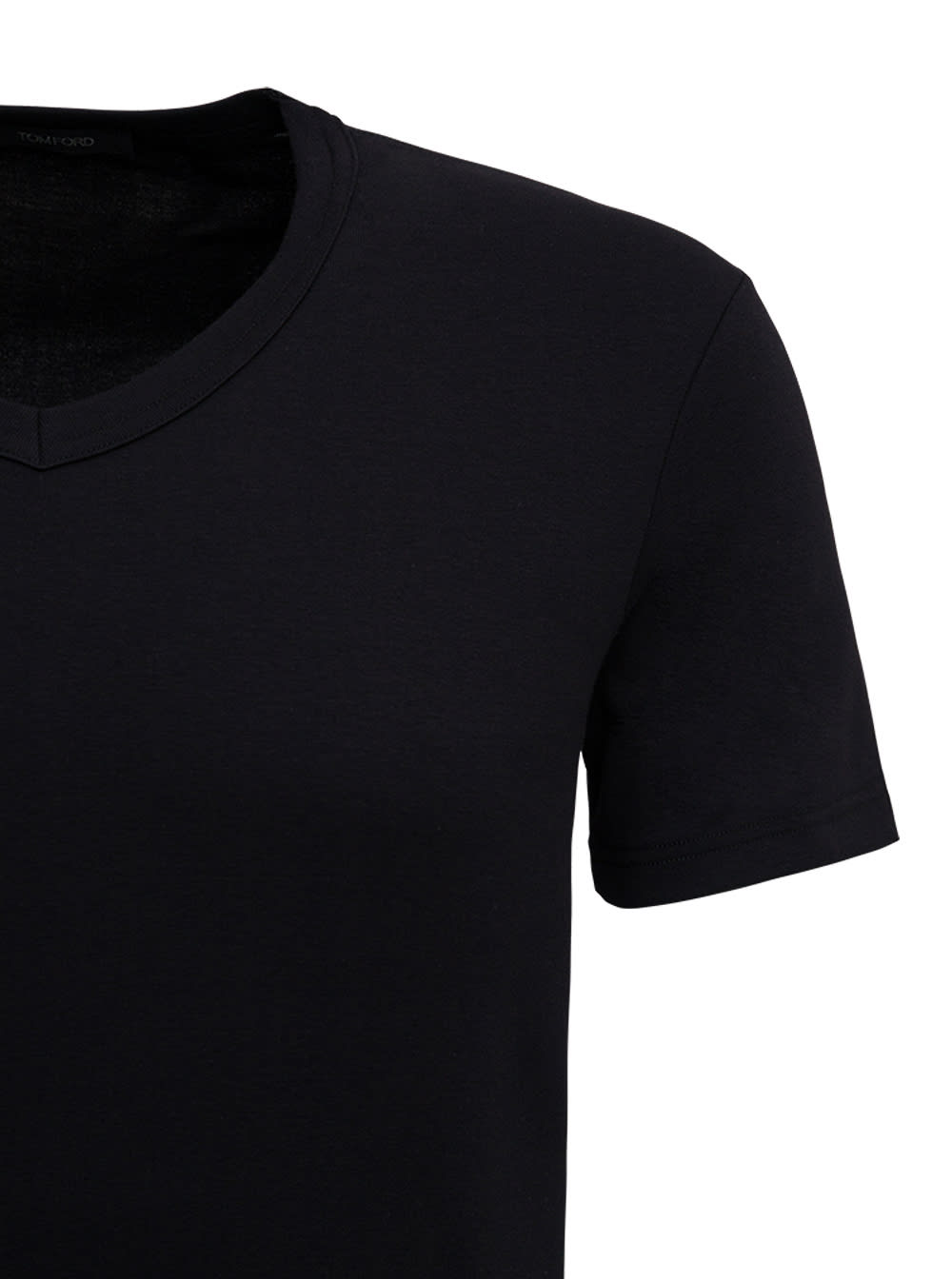 Tom Ford Slim-fit Stretch Cotton And Modal-blend T-shirt In Black