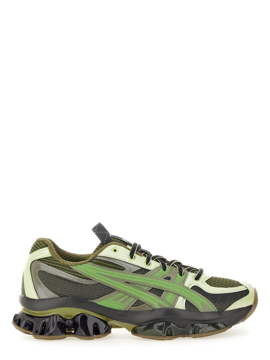 Shop Asics Sneaker Us5-s Gel-quantum Kinetic In Green