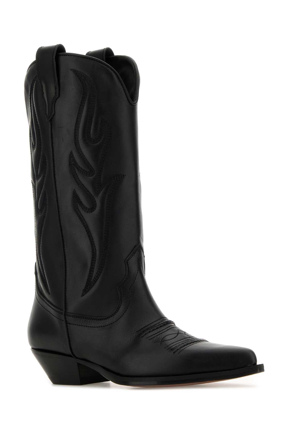 Shop Sonora Black Leather Santa Fe Boots