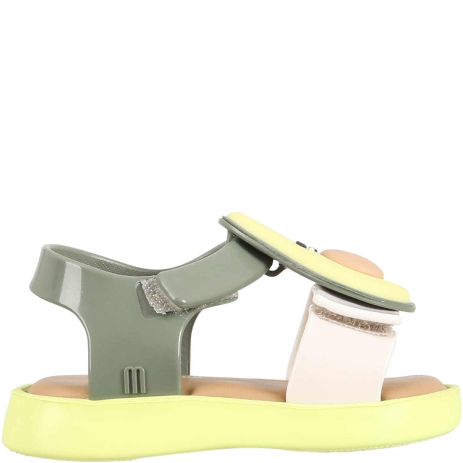 Melissa Multicolor Sandals For Kids With Avocado