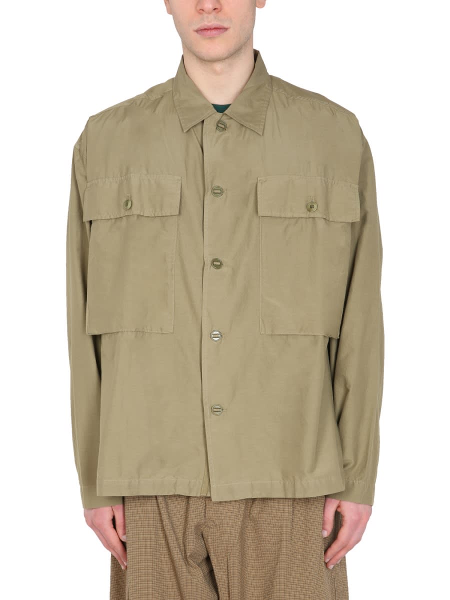 Shop Ymc You Must Create Military Shirt In Military Green