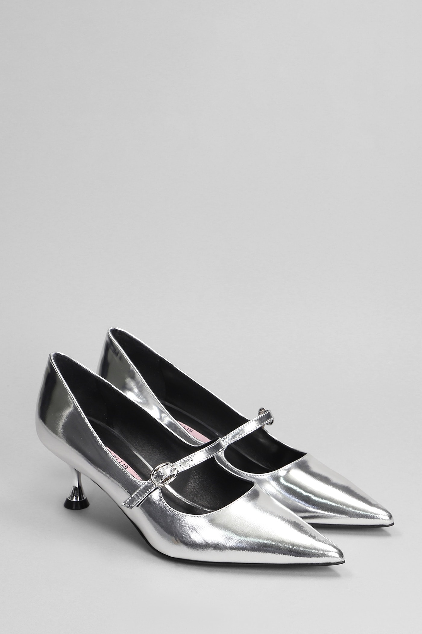 Shop Marc Ellis Pumps In Silver Leather