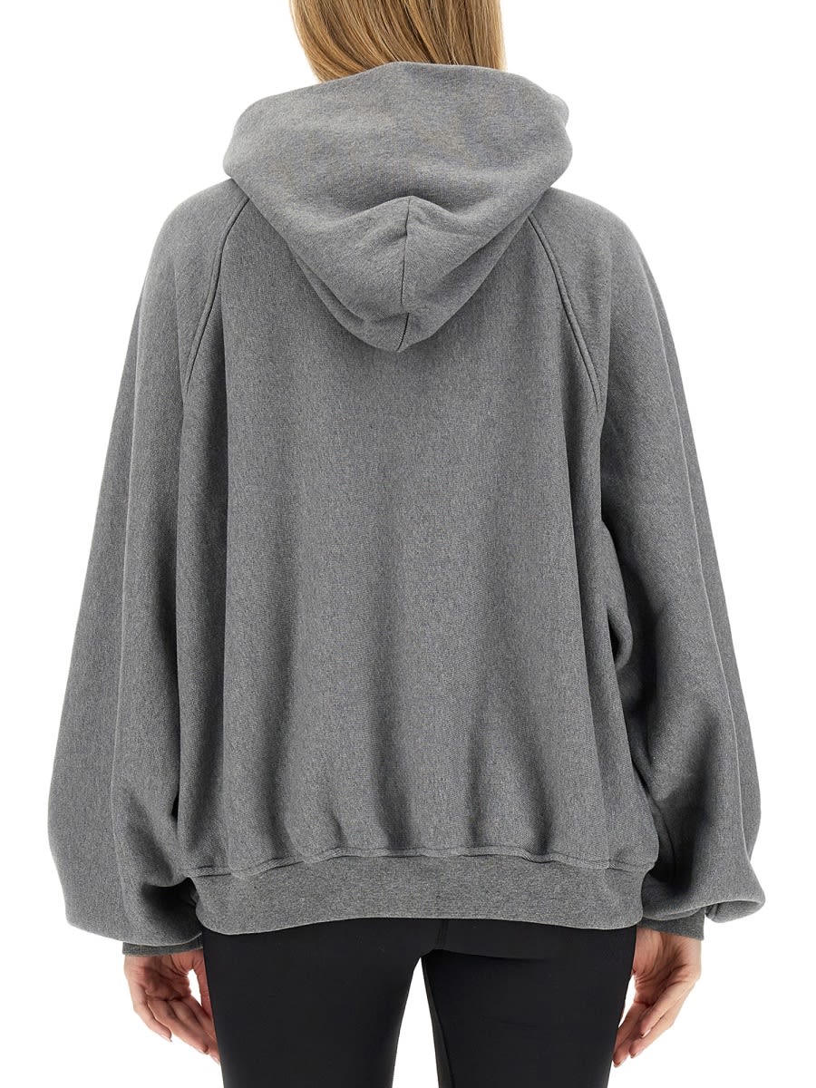 Shop Alexander Wang Classic Terry Sweatshirt In Grey