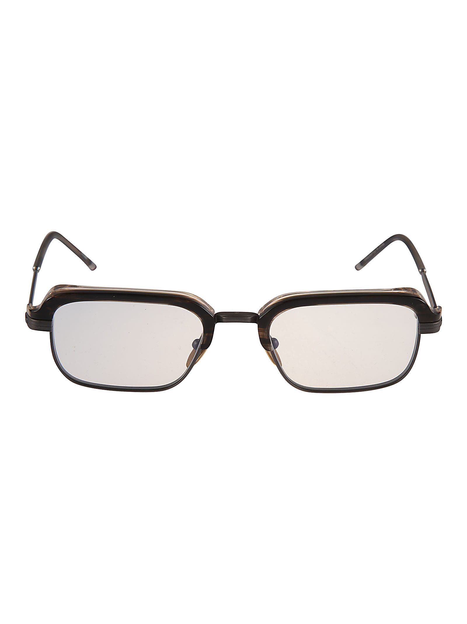 Jacques Marie Mage Curve Square Frame In Black
