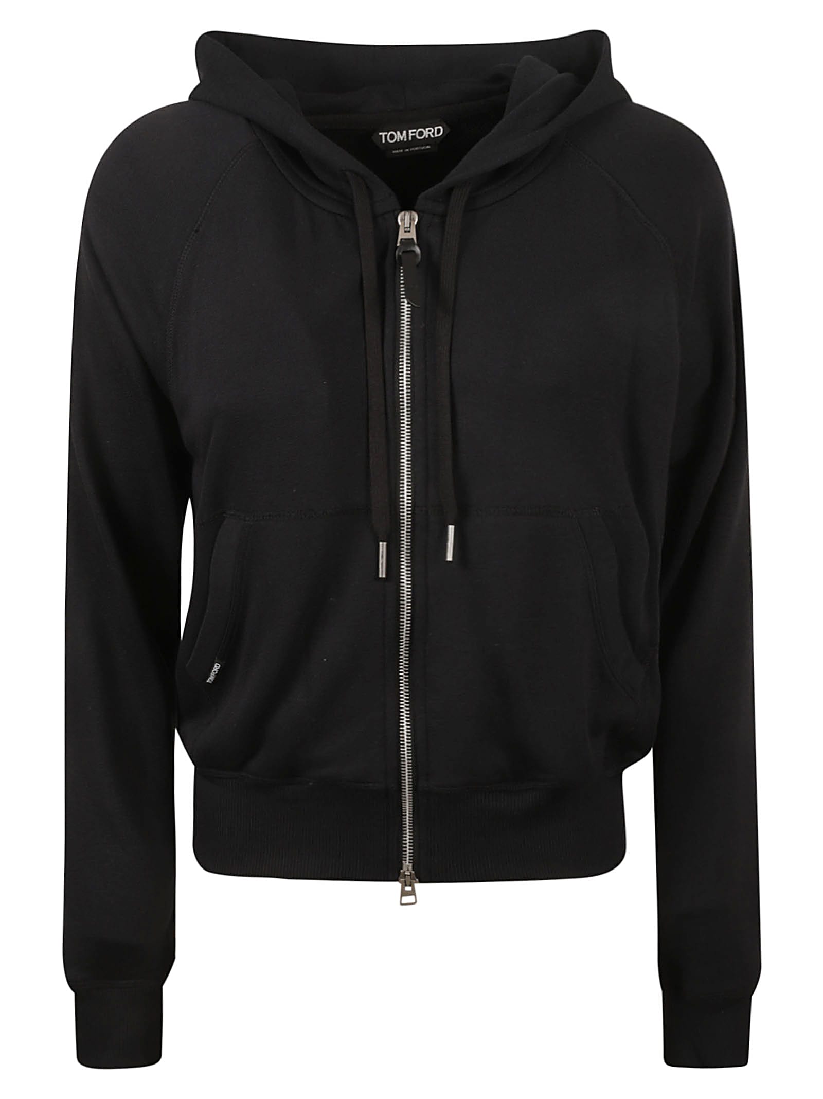 Tom Ford Rib Trim Zipped Hoodie