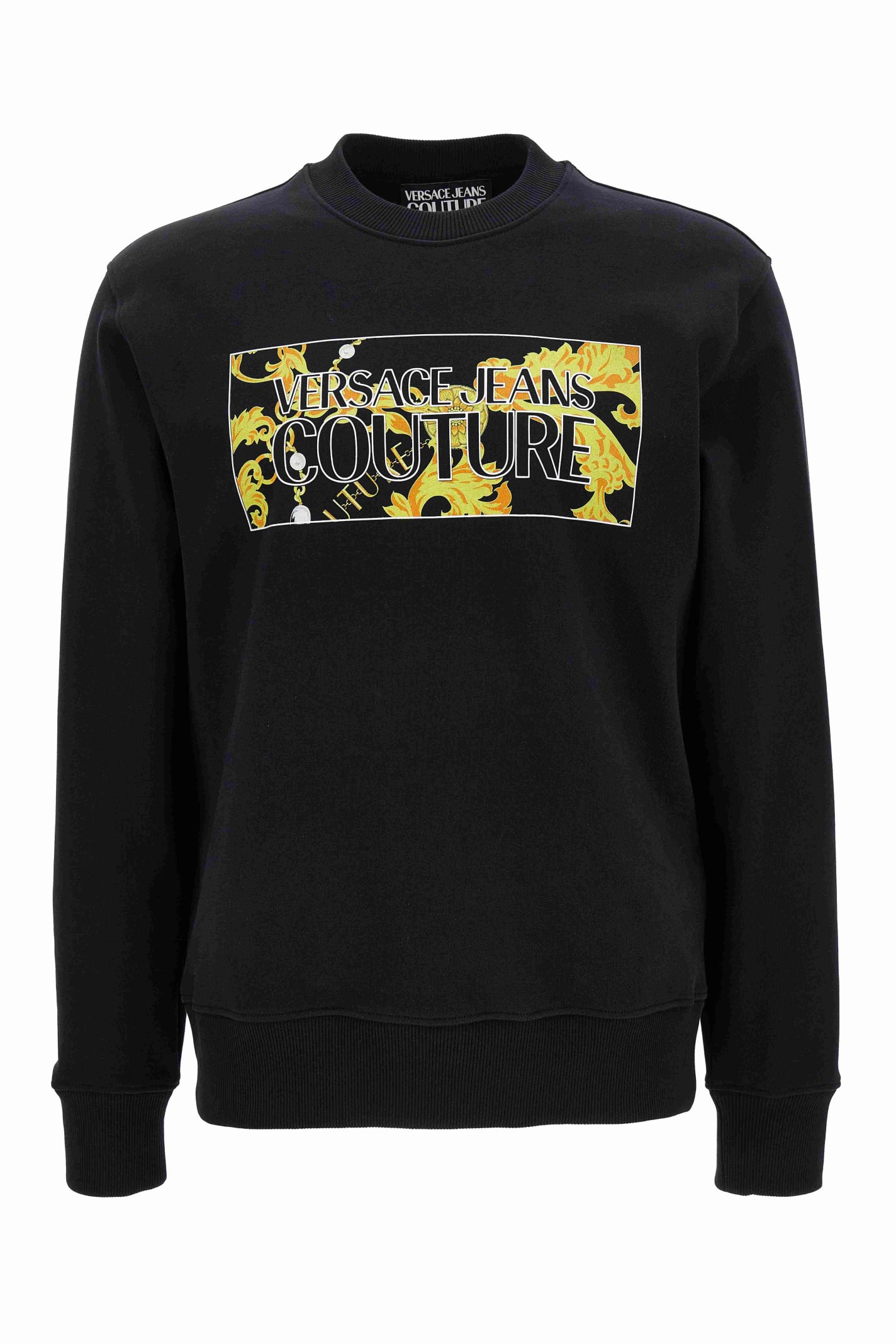 Shop Versace Jeans Couture Sweatshirt. In Black