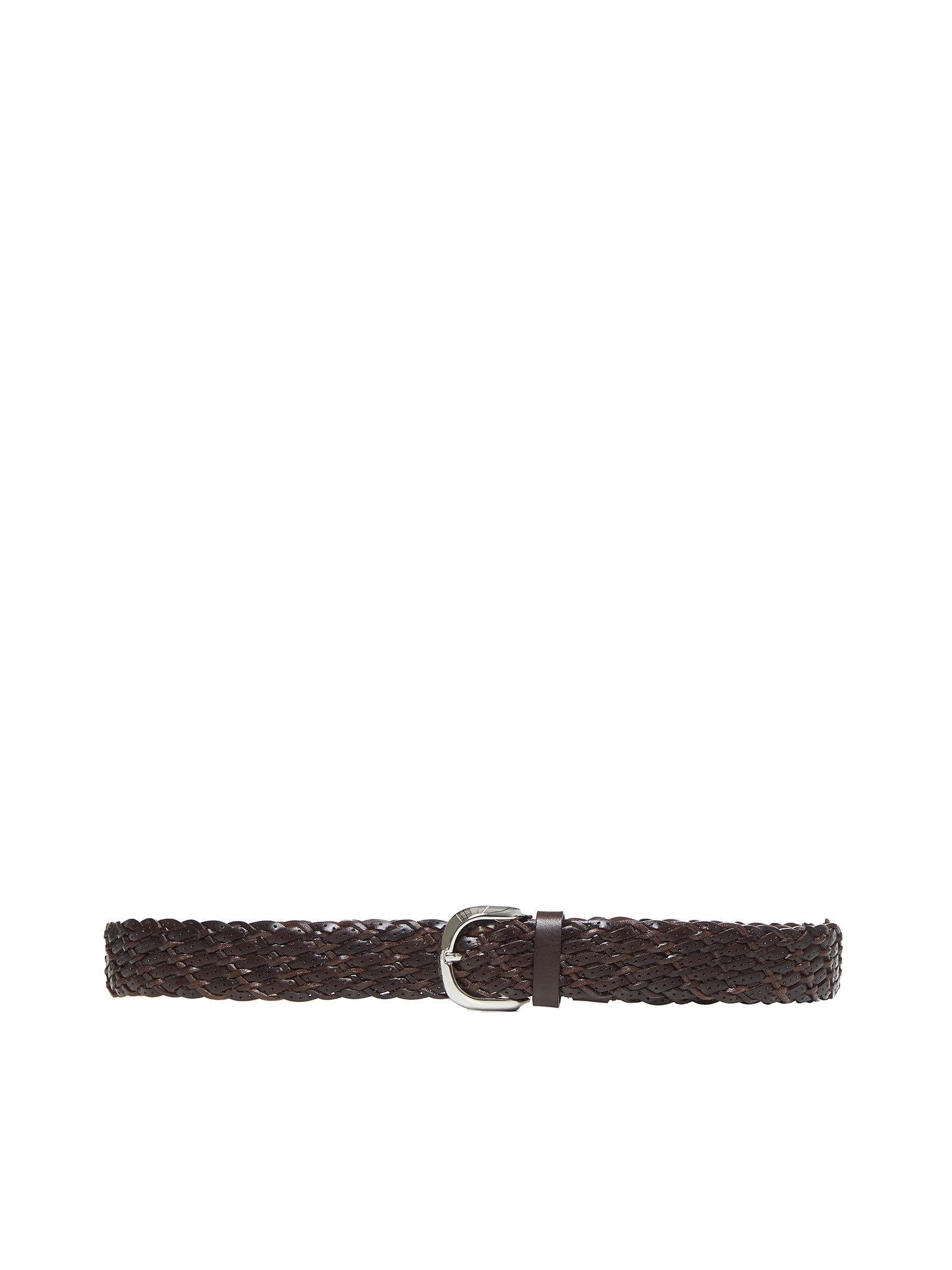 Shop Brunello Cucinelli Belt In Dark Brown