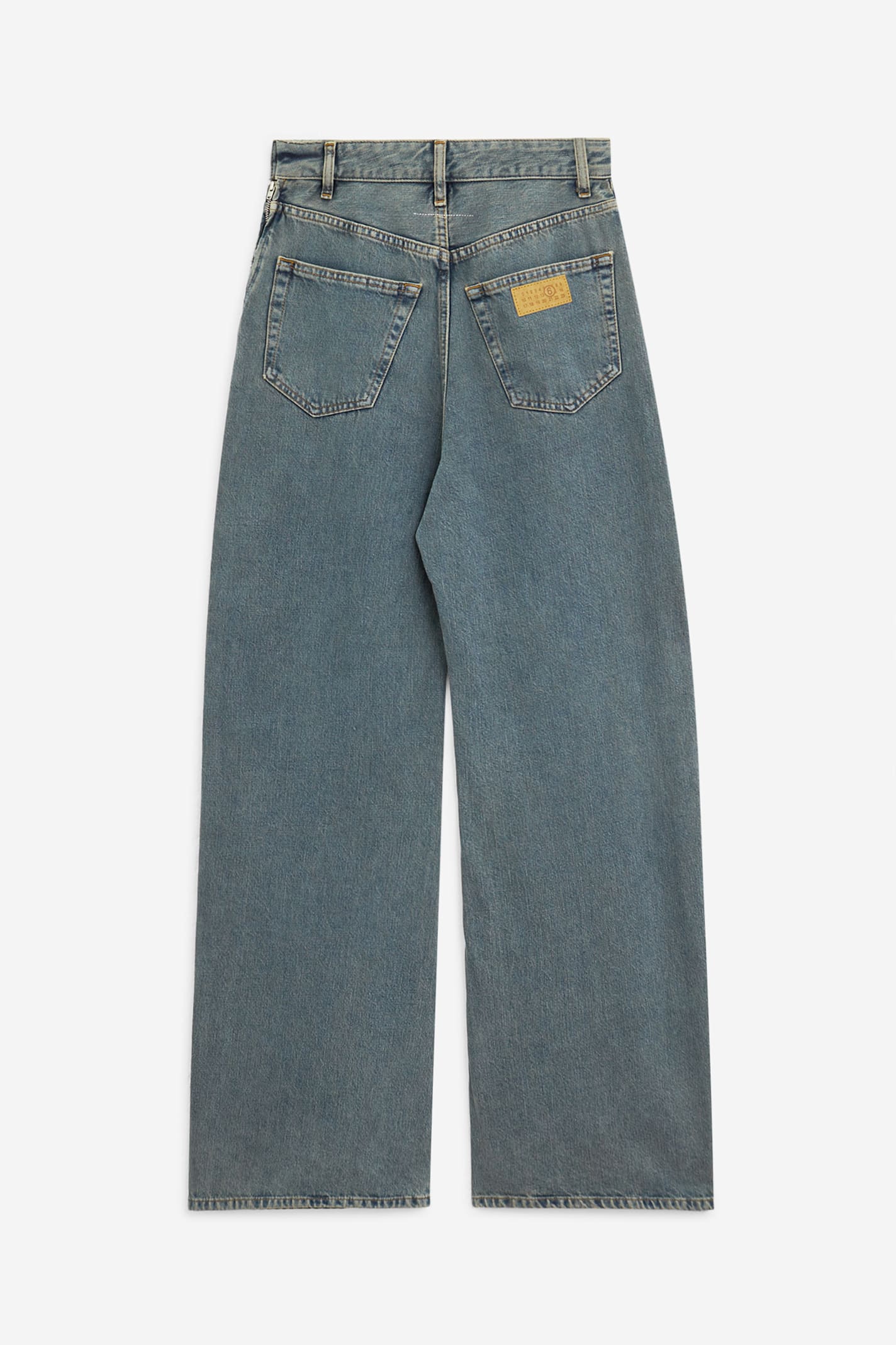Mm6 Maison Margiela 5 Pocket Jeans In Blue
