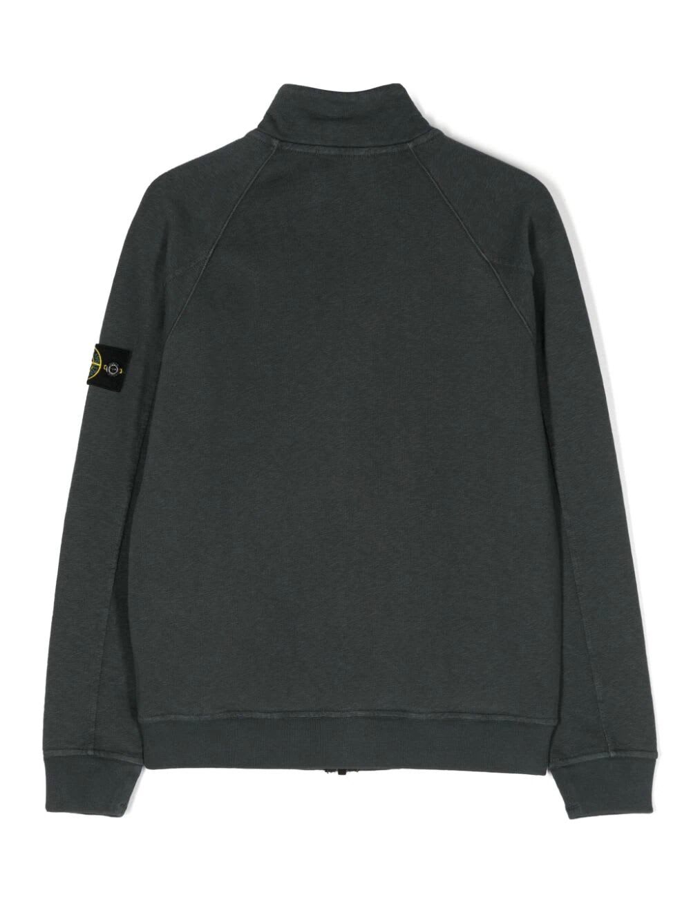 Shop Stone Island Junior Sweatshirt In Blue Grey