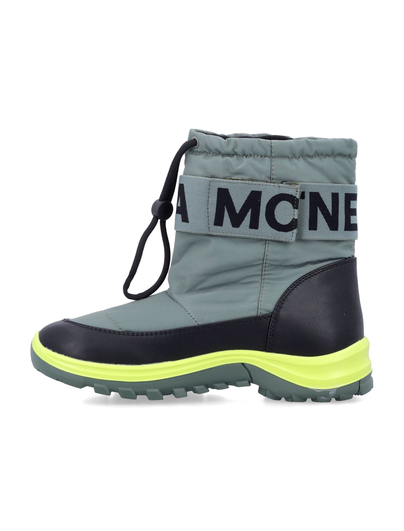 Stella Mccartney Kids Green Snow Boots In Multi